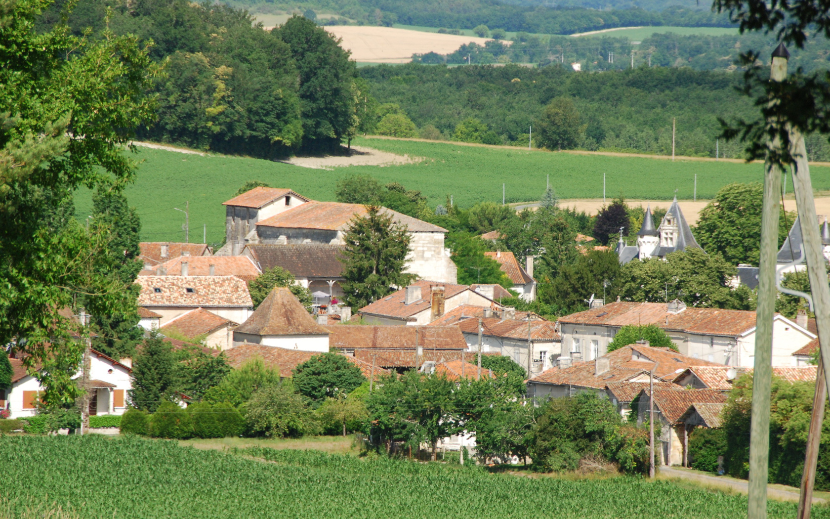 Деревушка в провинции Шампань, Франция