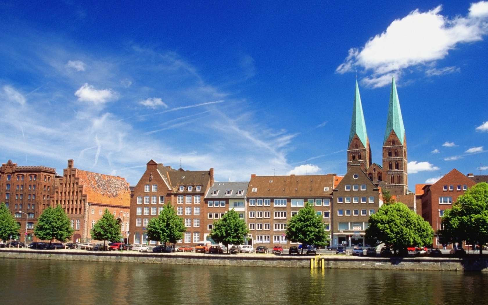 Старинная улица в Берлине