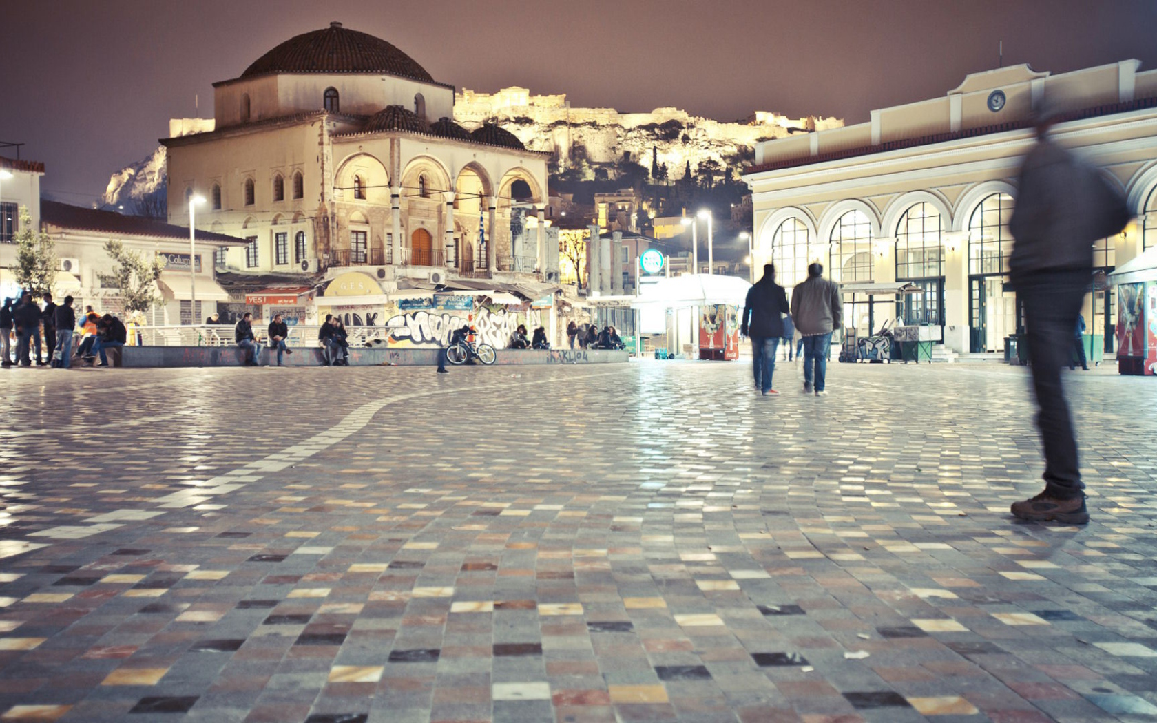 Городская площадь в Афинах