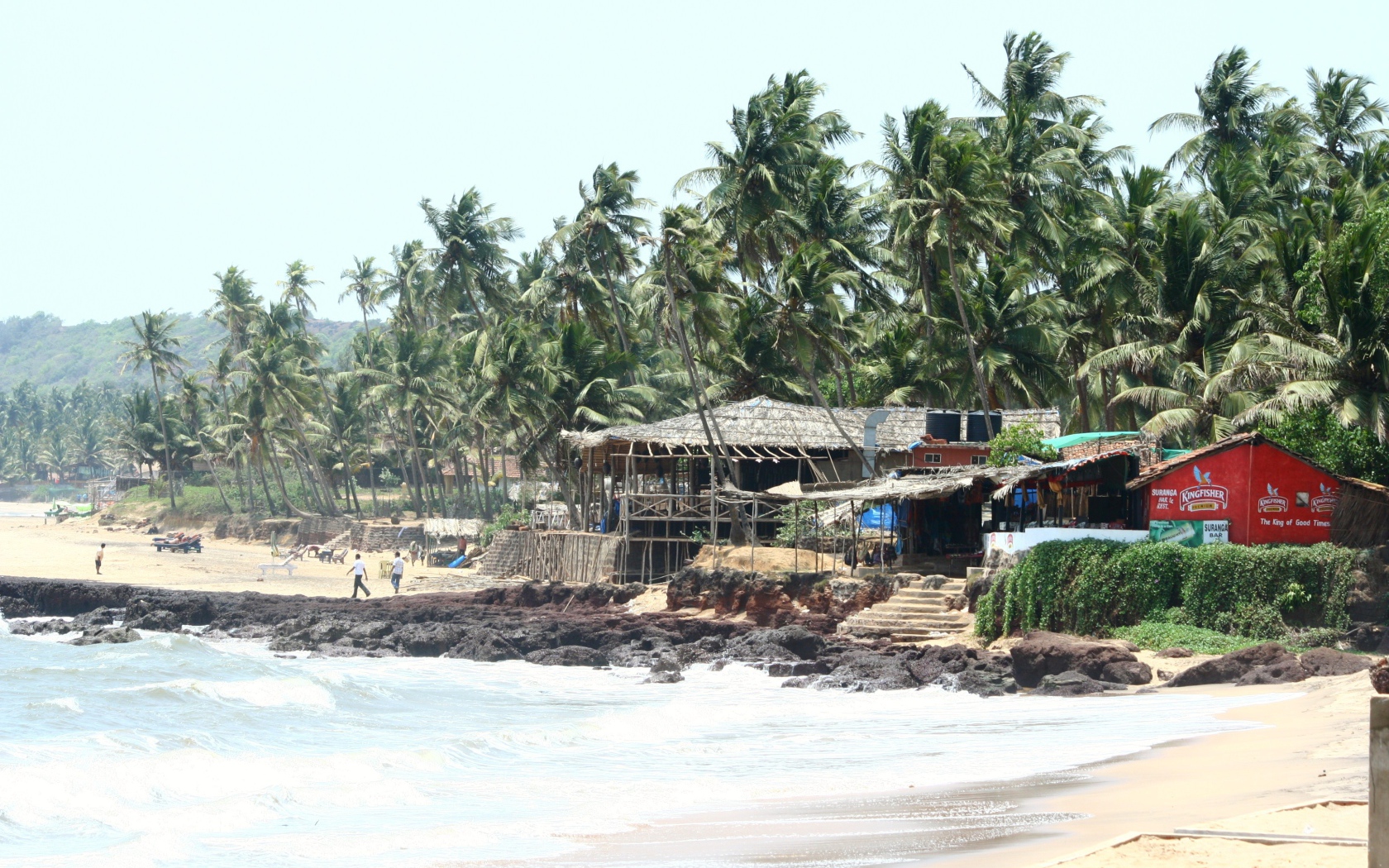 Отпуск на пляжах в Анджуне