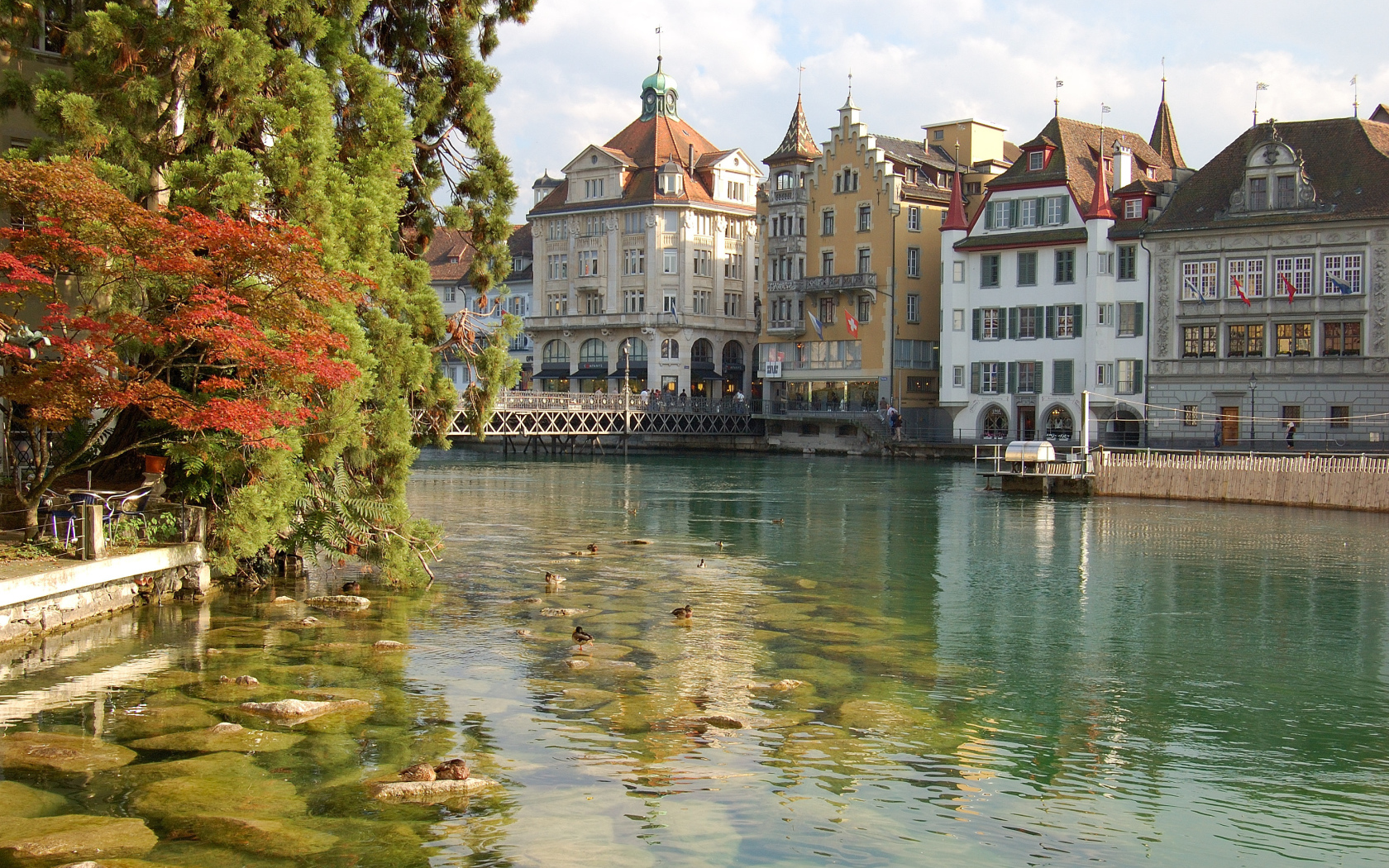 Набережная во Флоренции, Италия