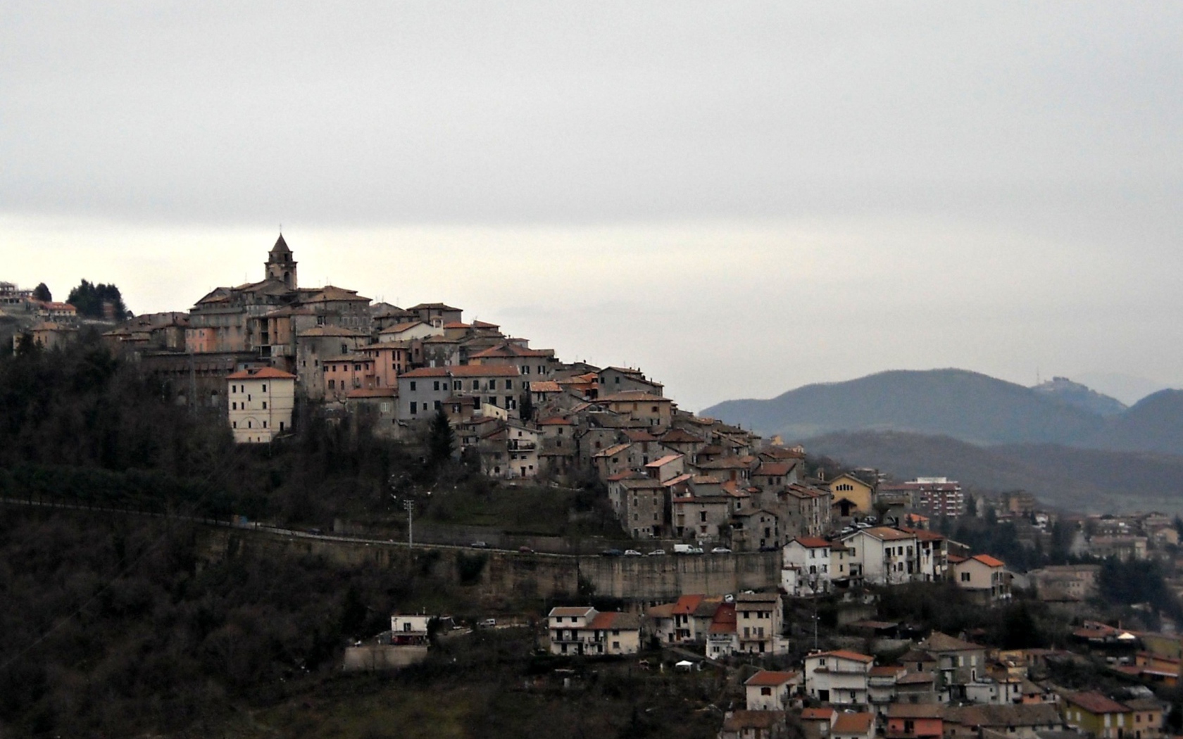 Панорама на курорте Фьюджи, Италия