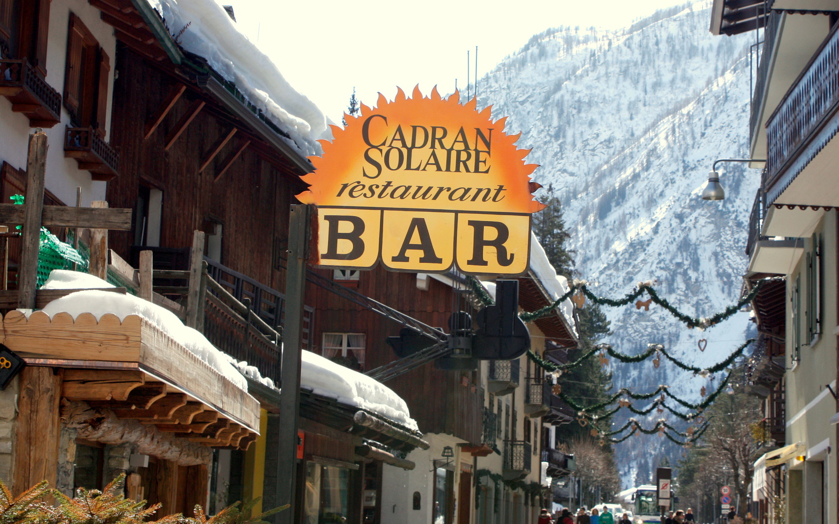 Ресторан на горнолыжном курорте Курмайор, Италия