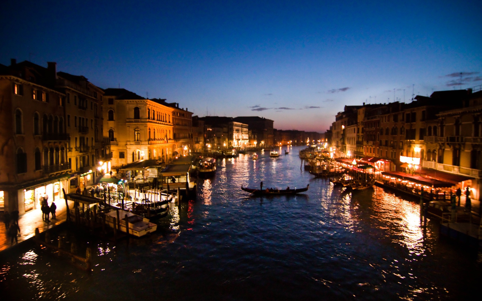 Romantic stroll in Venice, Italy