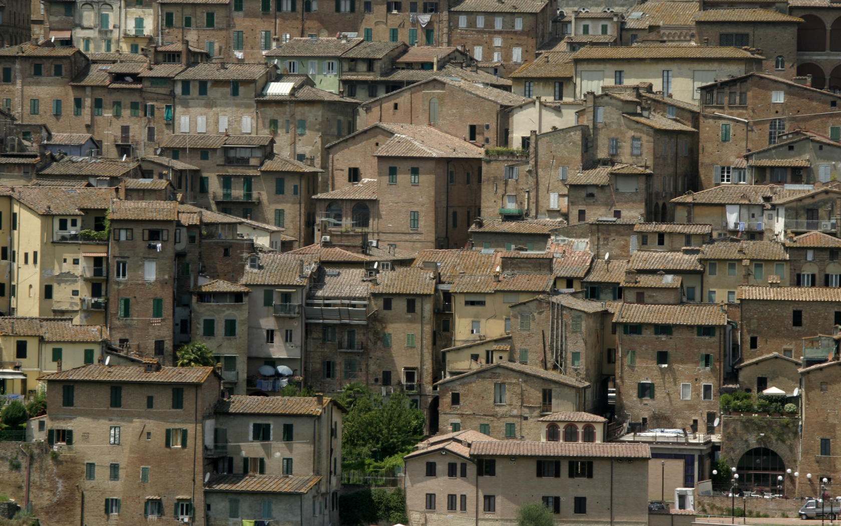 Городские дома в Сиене, Италия