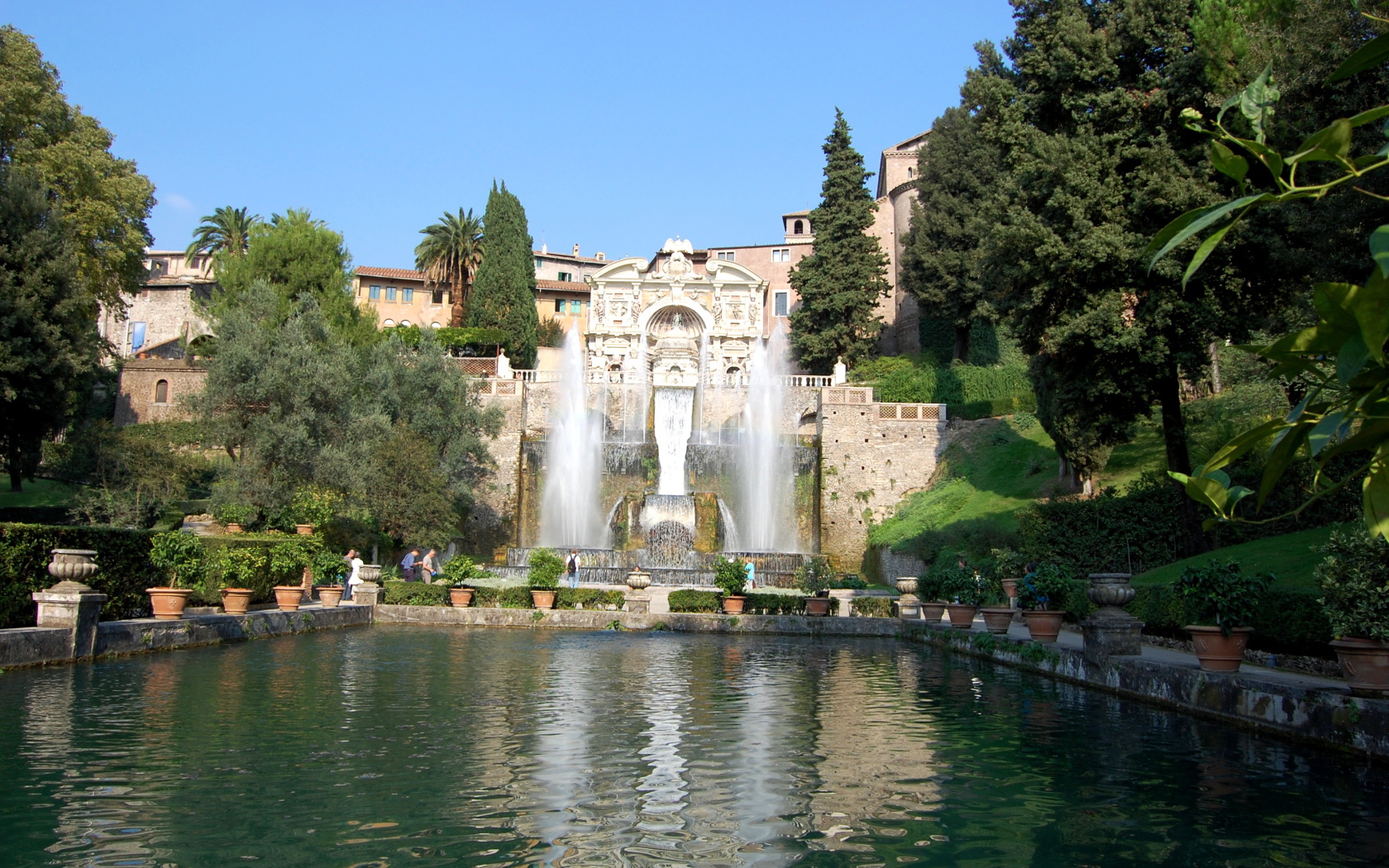 Вилла д Эсте в Тиволи, Италия