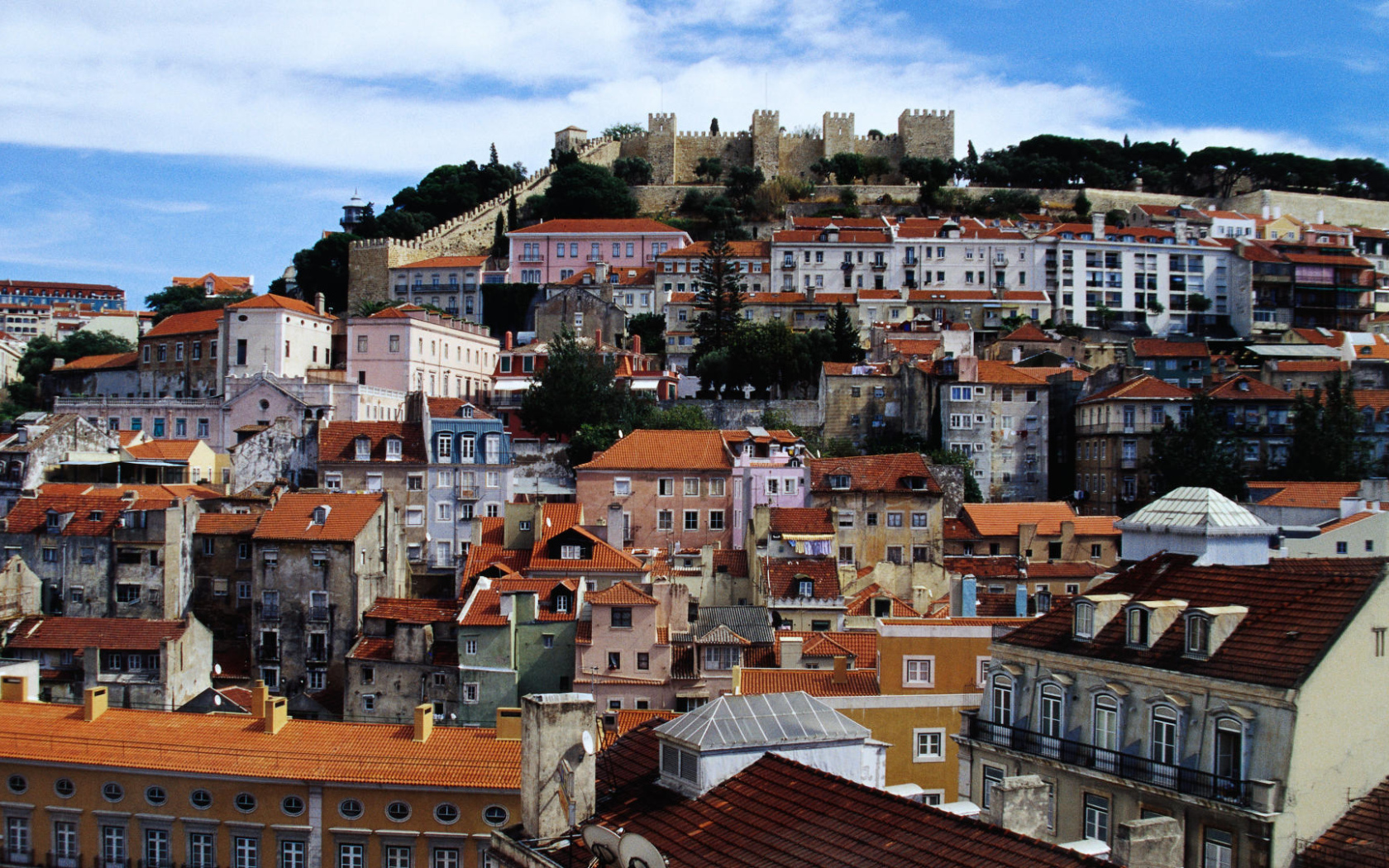 Вид на город Лиссабон