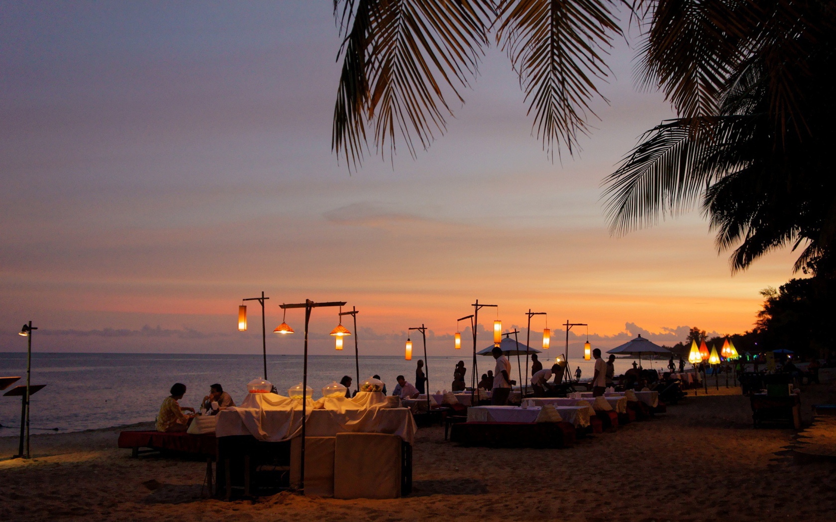 Relax on the beach in Koh Samui, Thailand