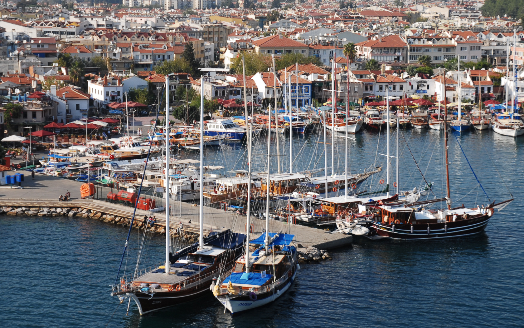 Гавань в Мармарис, Турция