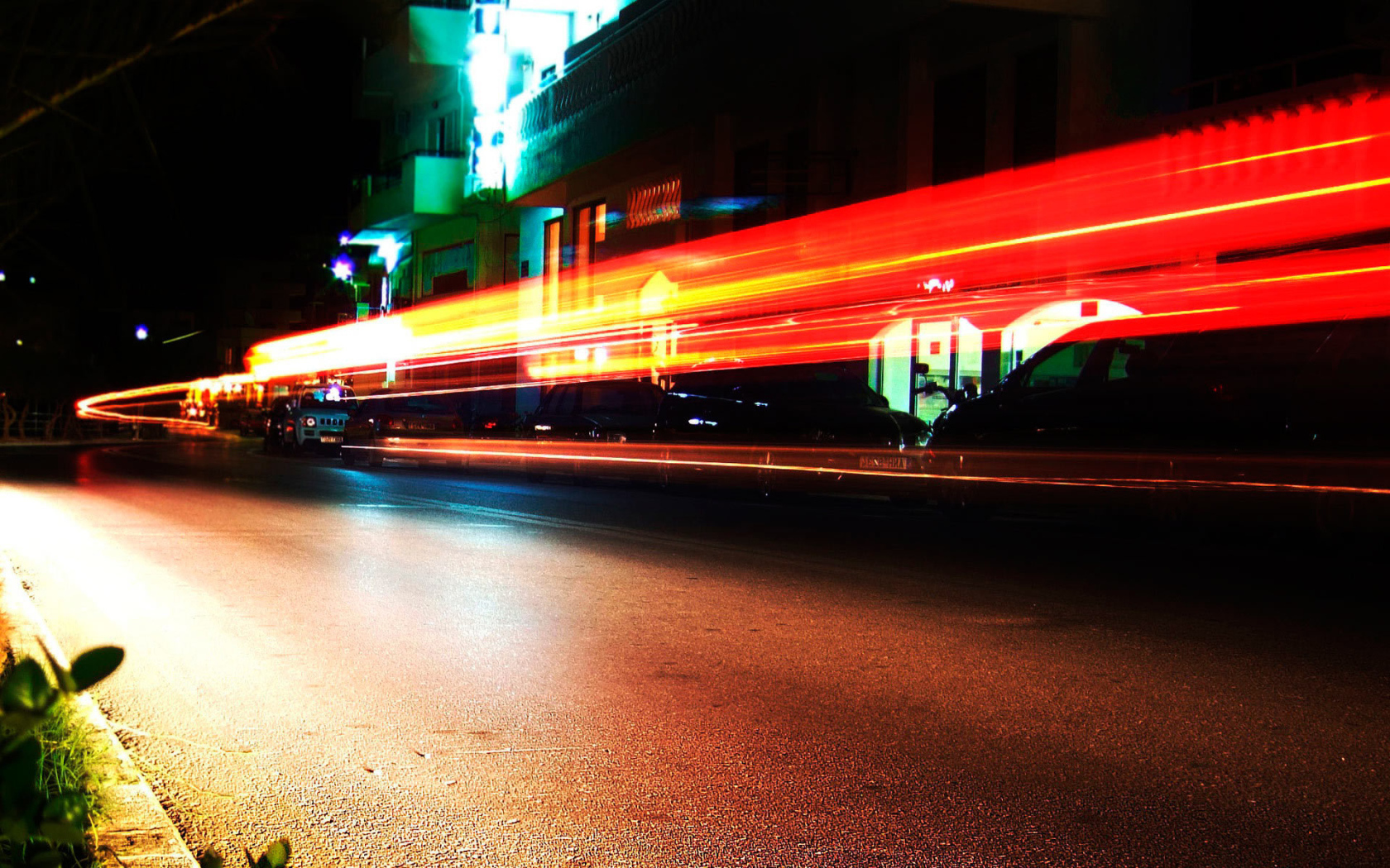 Ночное движение в Майами