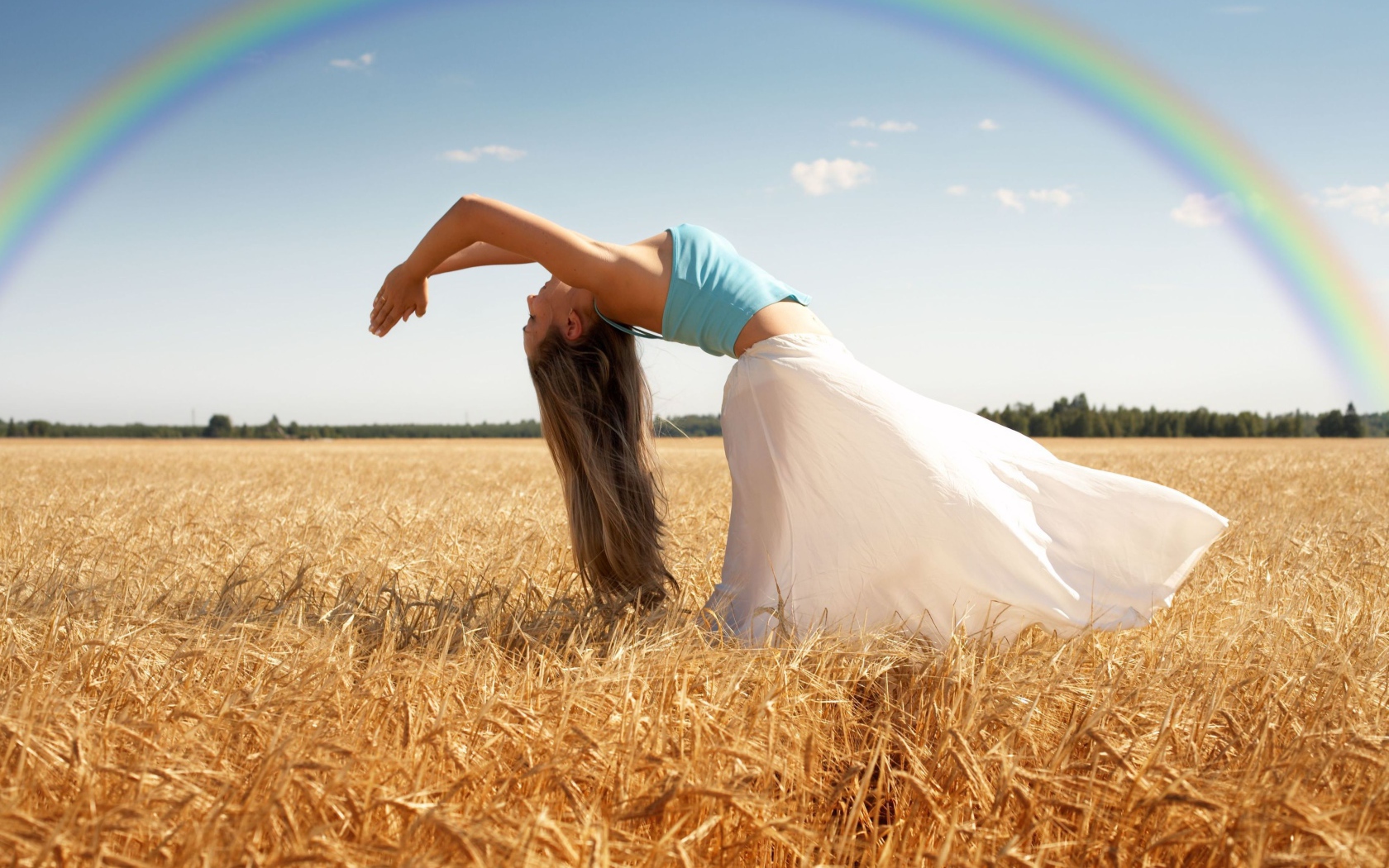 Балерина в поле