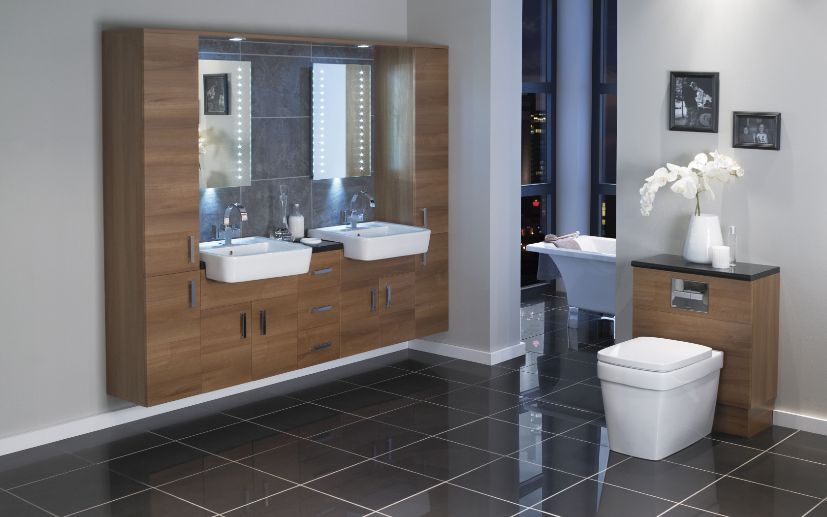 Ванная из двух комнат