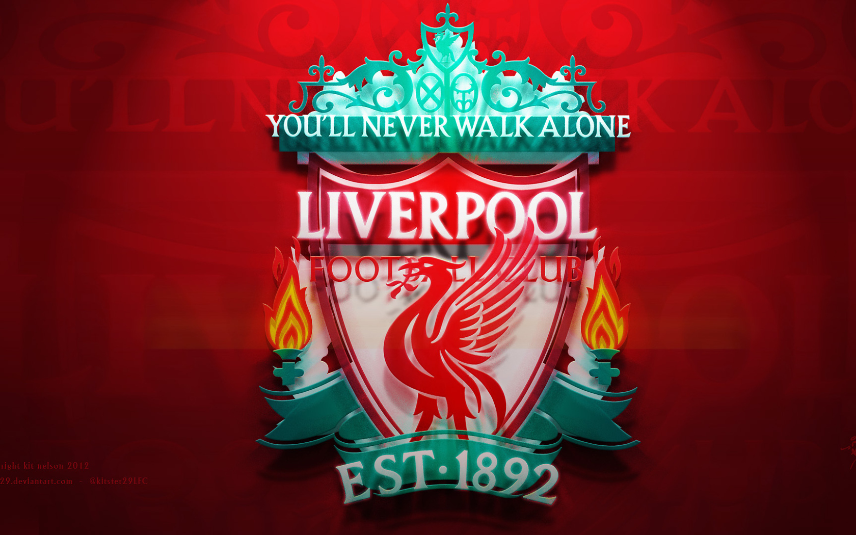 Возлюбленный Футбольный клуб Англии Ливерпуль