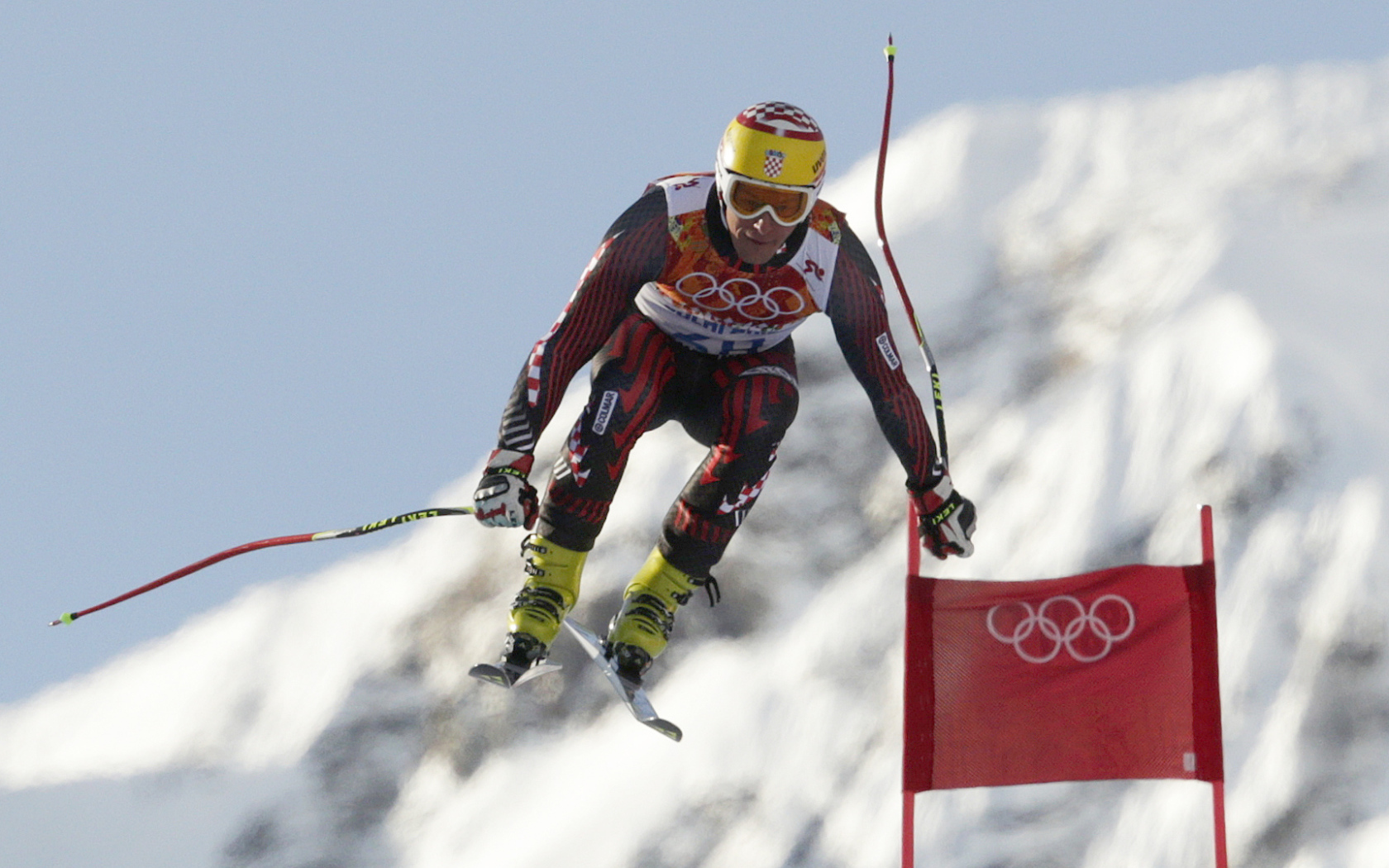 Croatian skier Ivica Kostelic winner of the silver medal