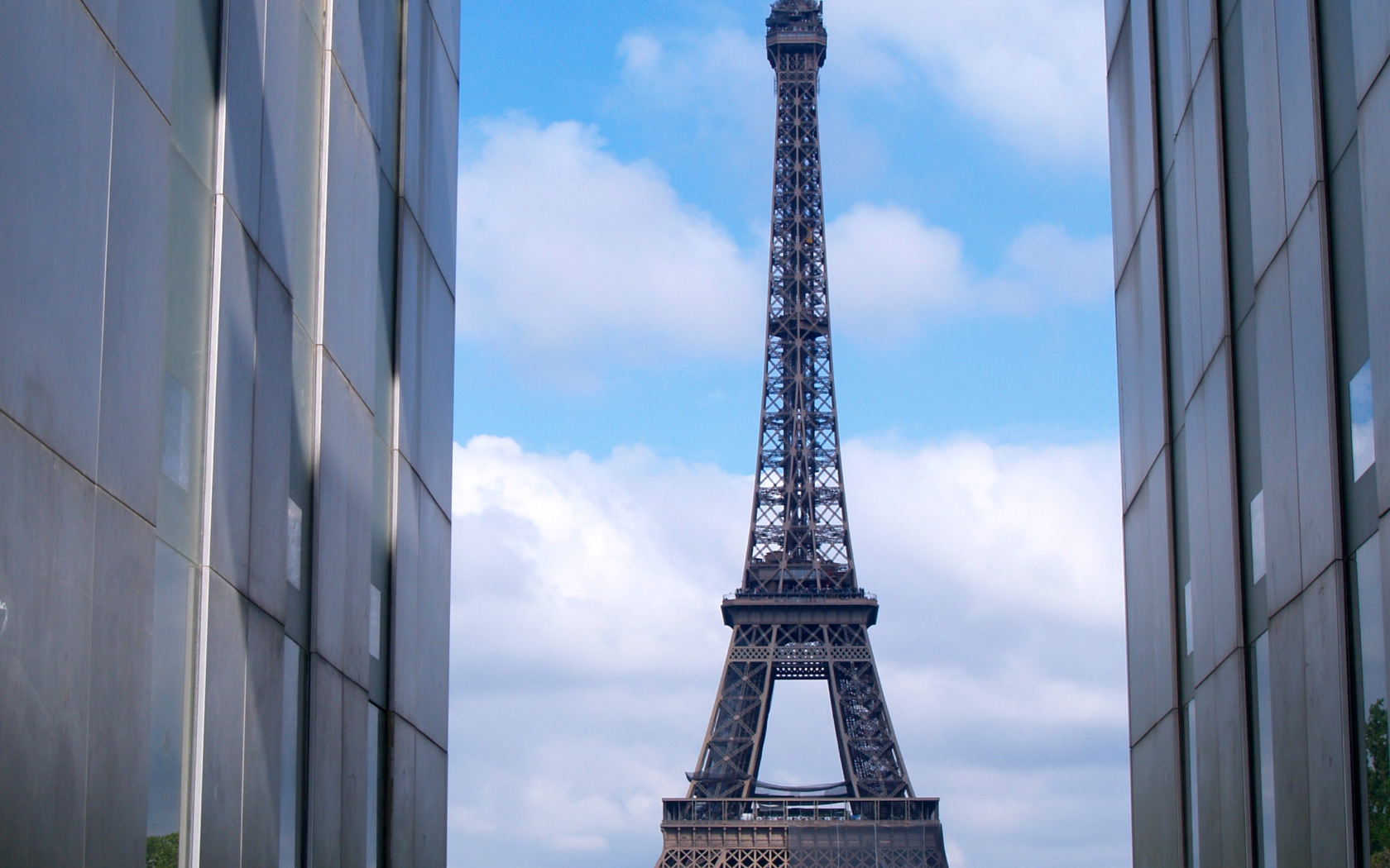 Eiffel Tower on a sunny day