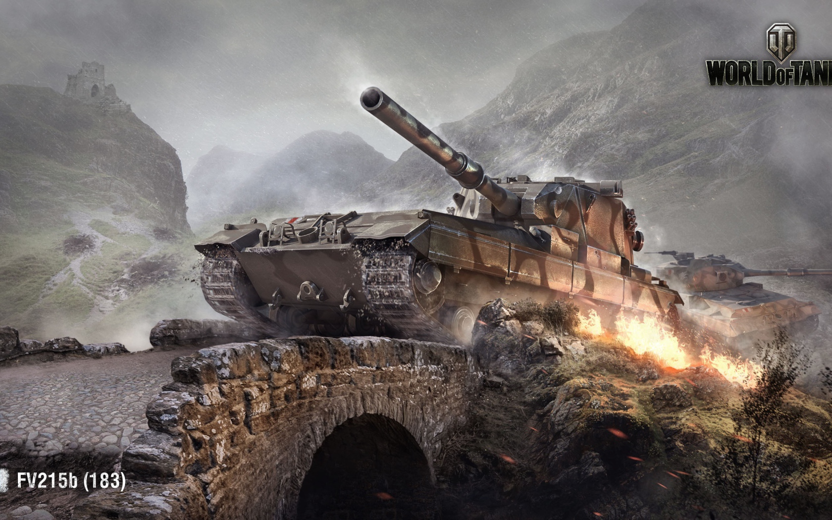 Танк Fv215b 183 в игре World of tanks