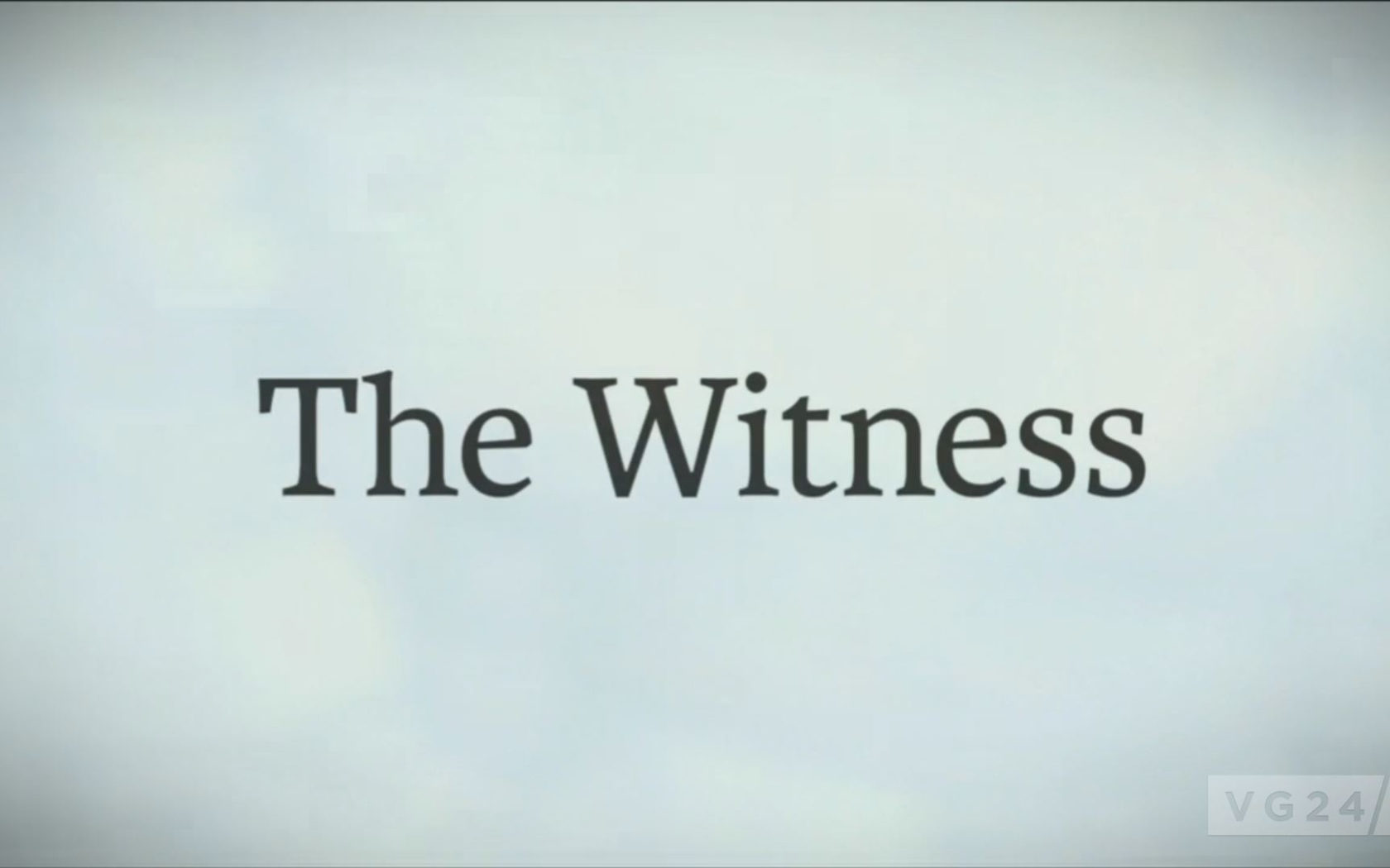 Постер игры The Witness