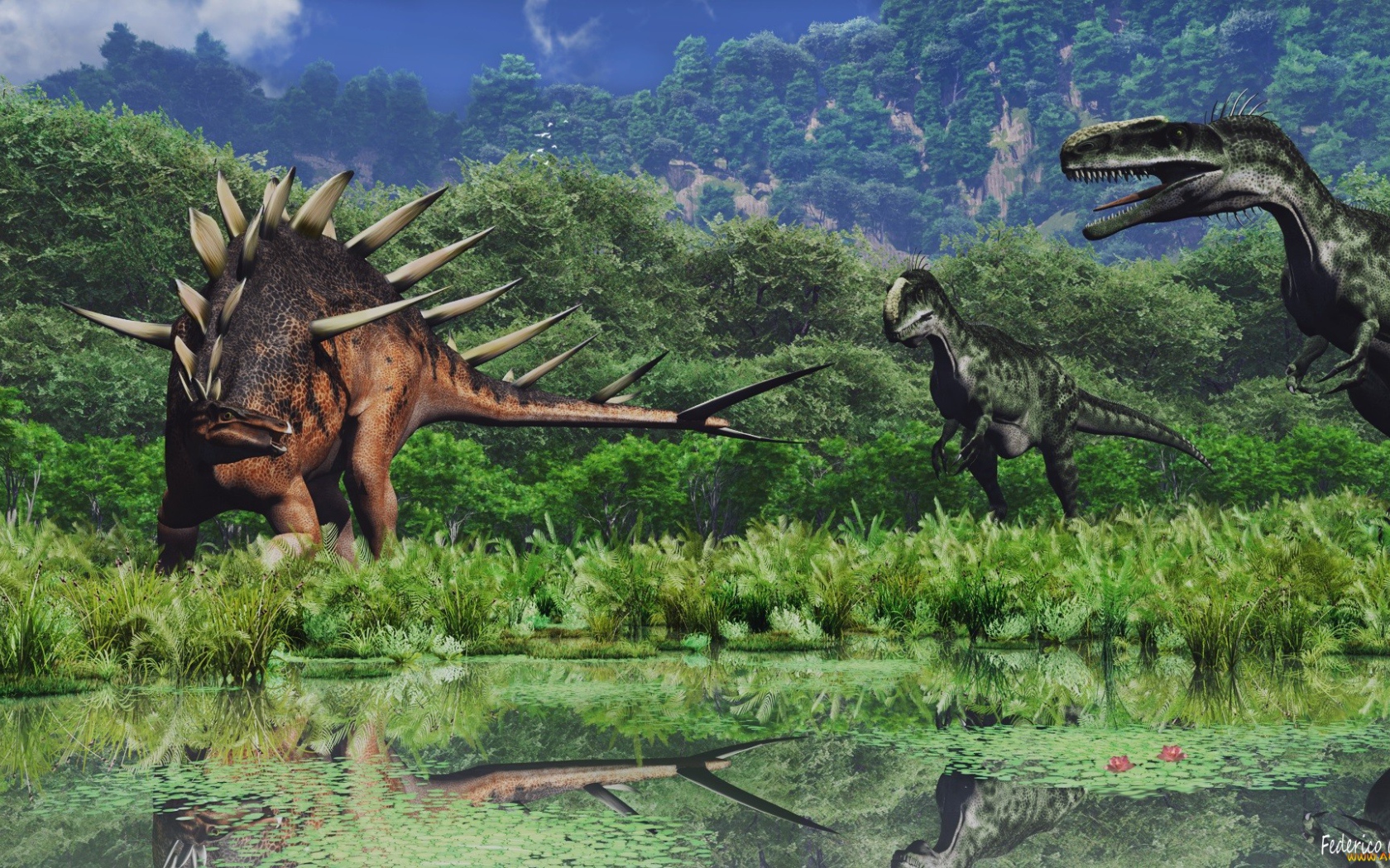 Доисторические динозавры