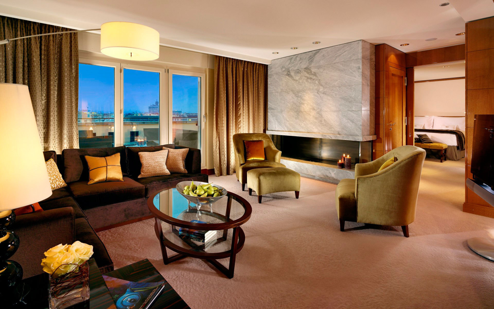 Стильный дизайн гостиной