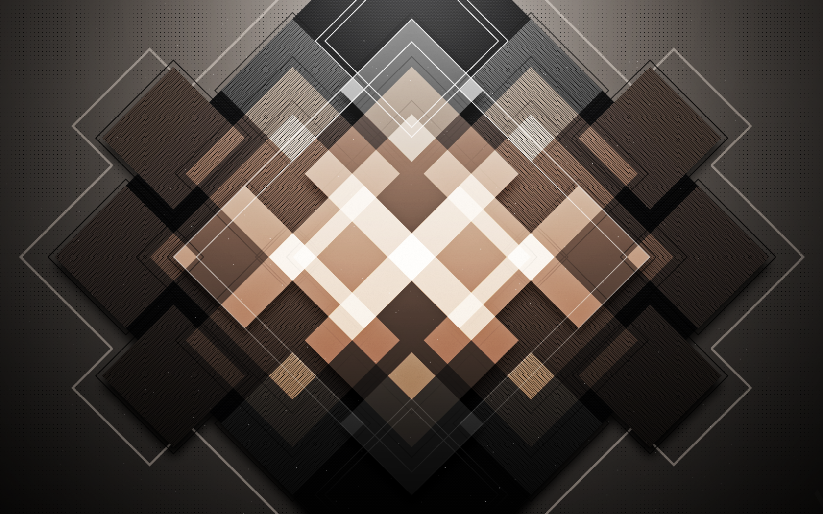 Абстрактные коричневые квадраты