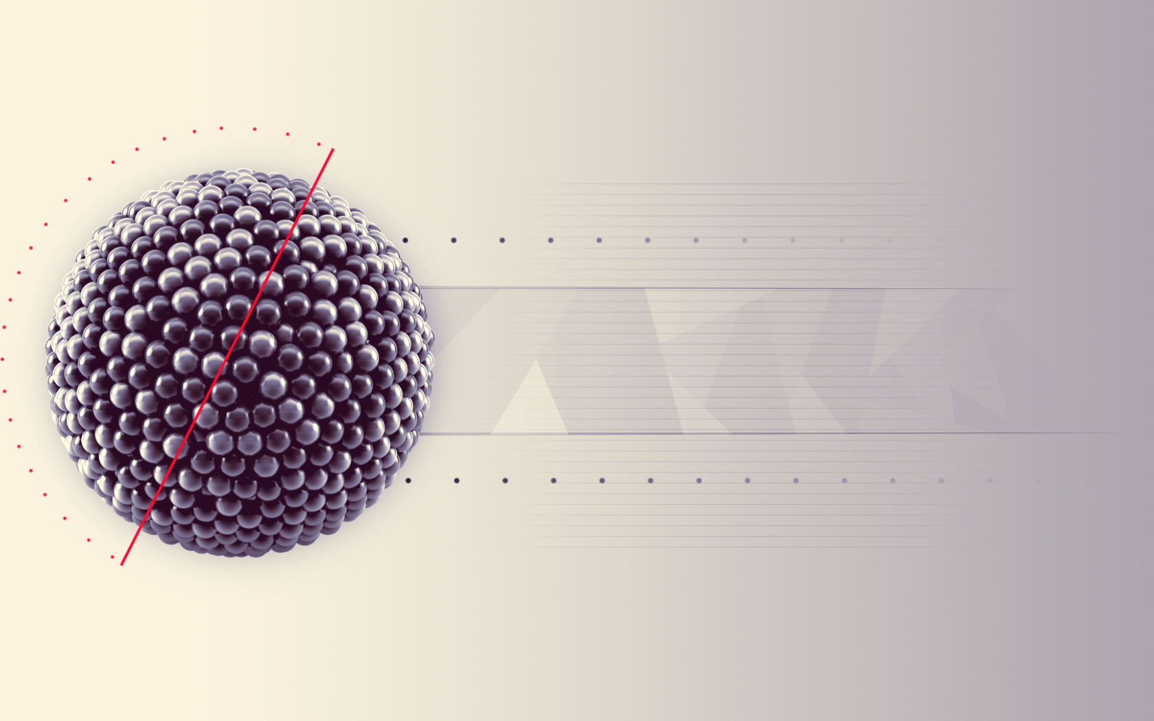 Шар из черных шаров 3Д