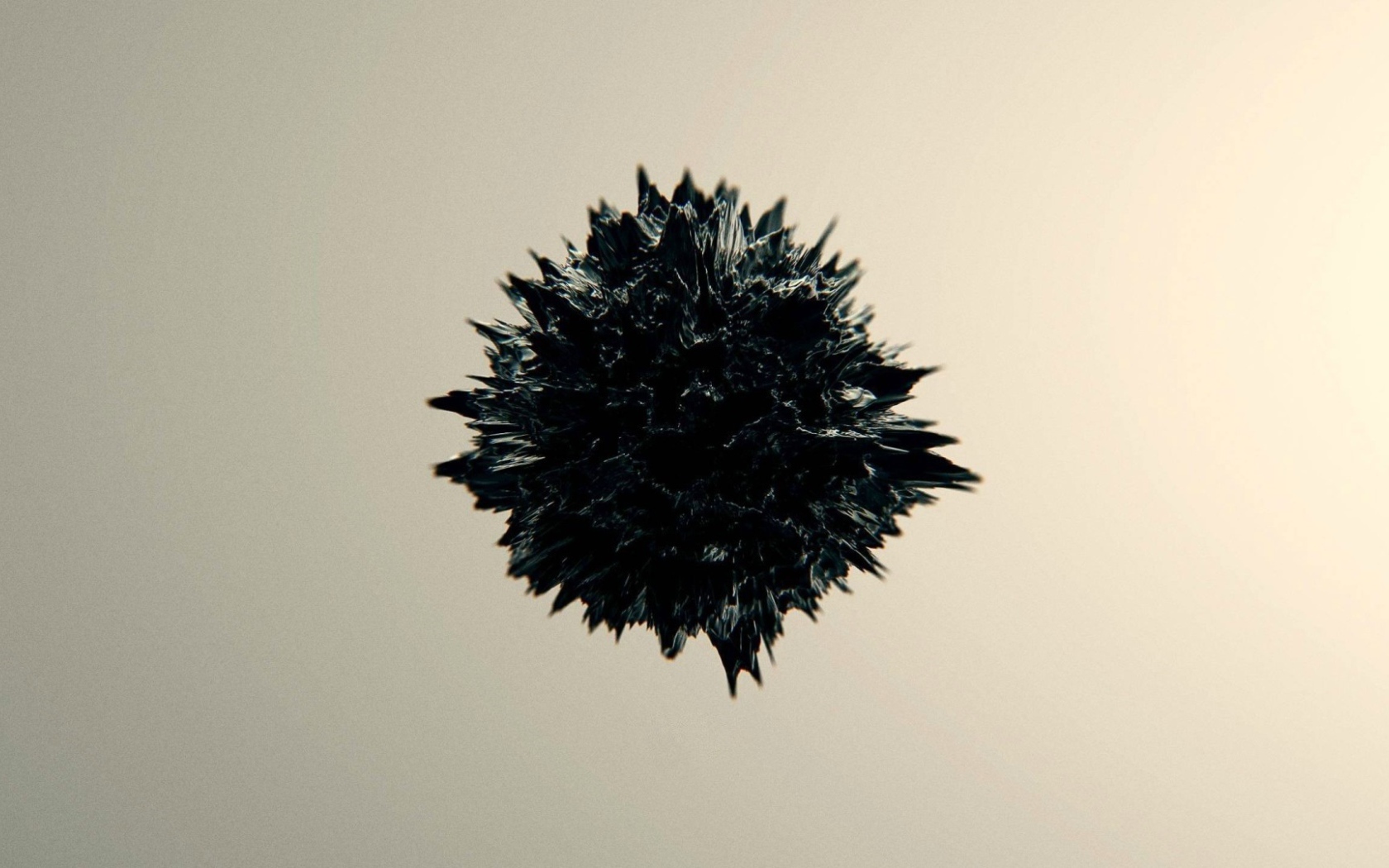 Черный абстрактный сгусток