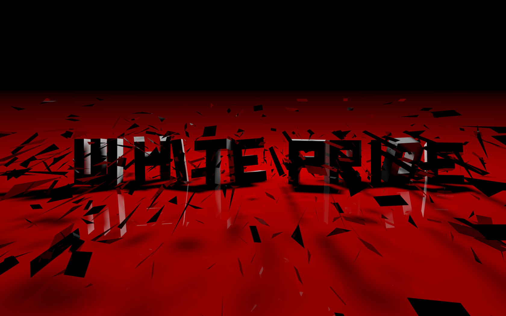 Черные буквы, 3Д модель