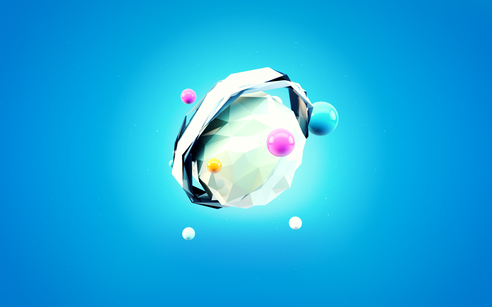 Кристалл в оправе 3Д