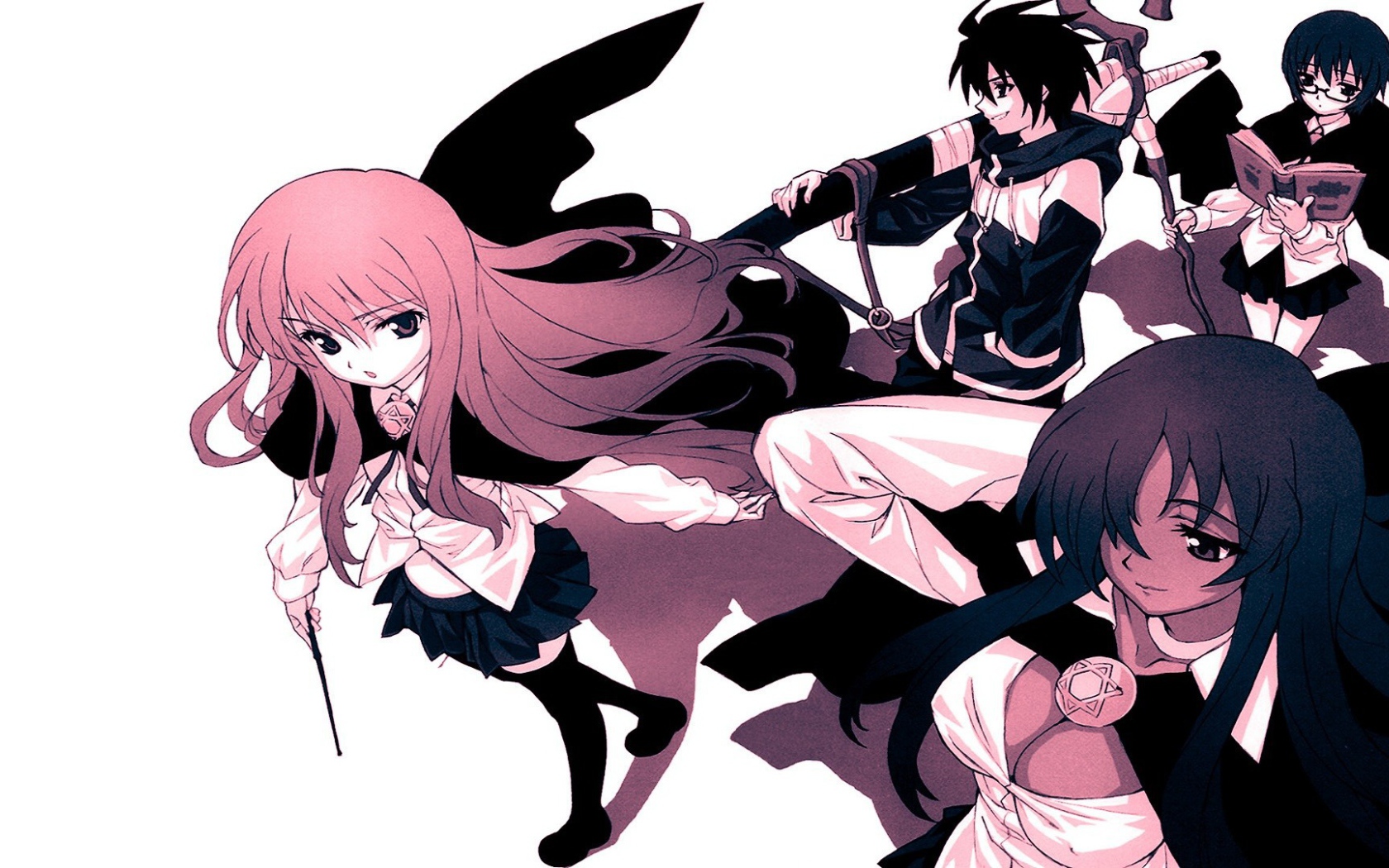 Персонажи аниме Подручный Луизы-Нулизы