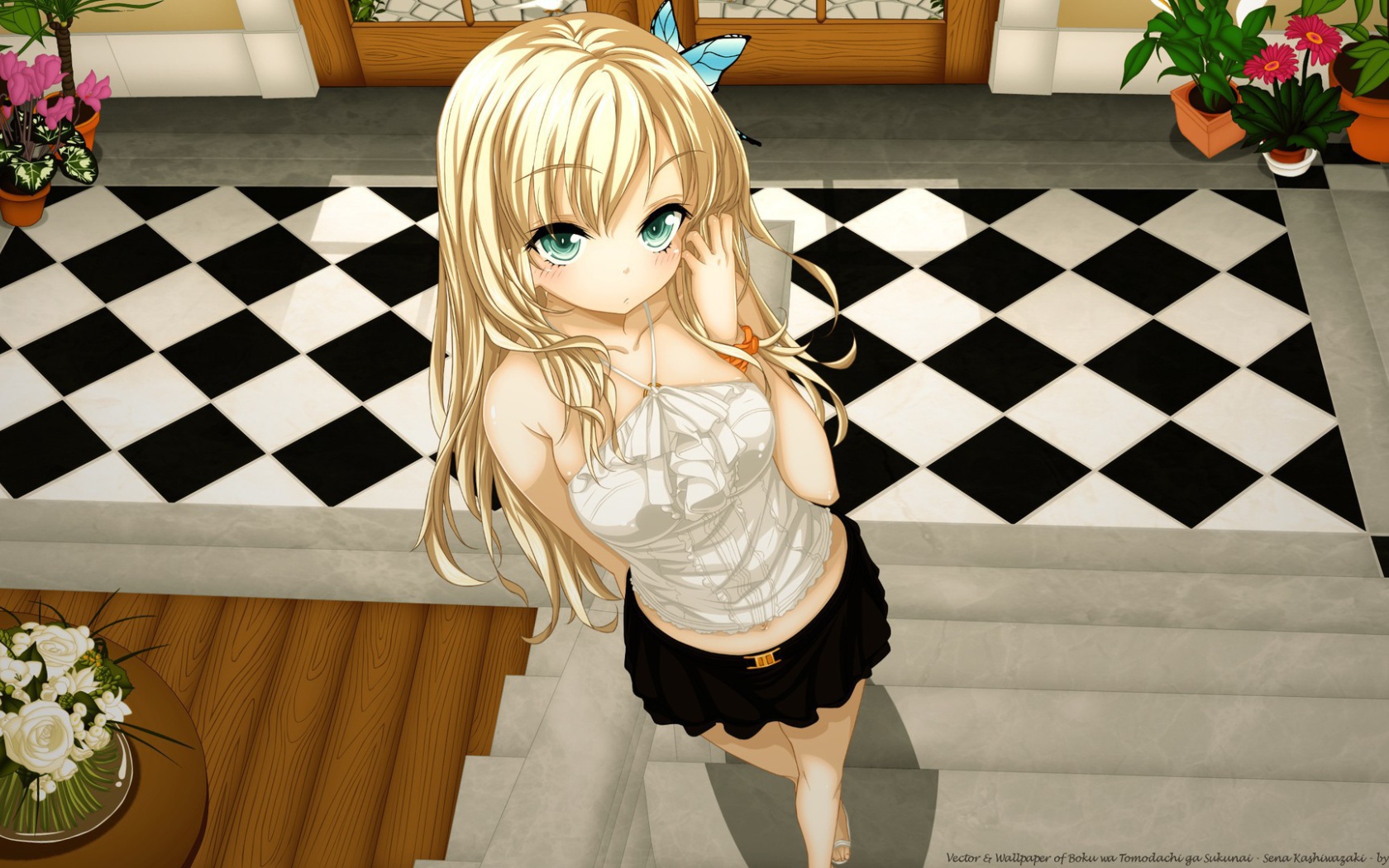 Блондинка в аниме У меня мало друзей