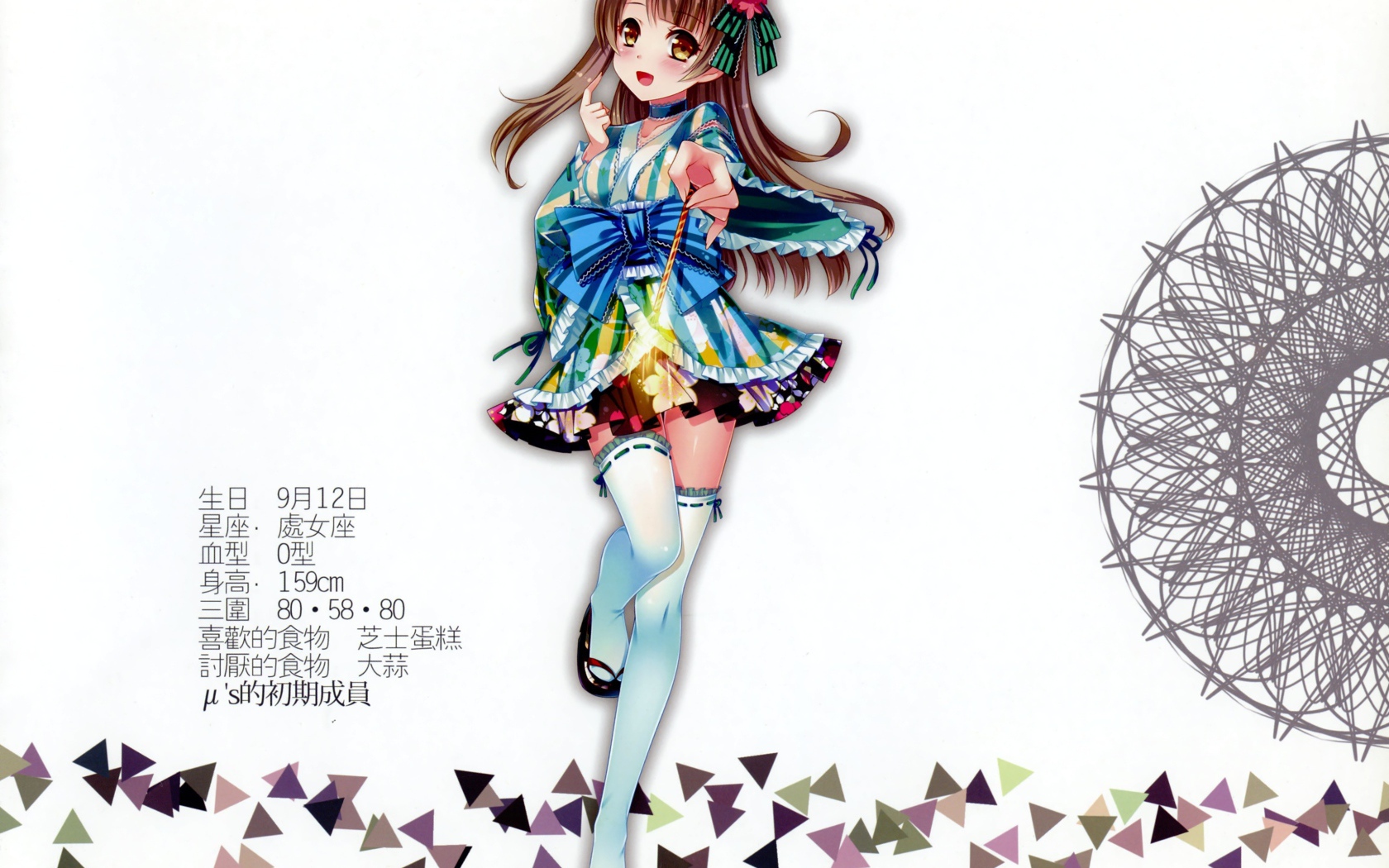 Персонаж аниме Love Live Минами Котори