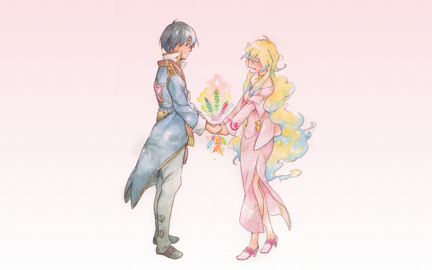 Влюбленная пара из аниме Гуррен-Лаганн