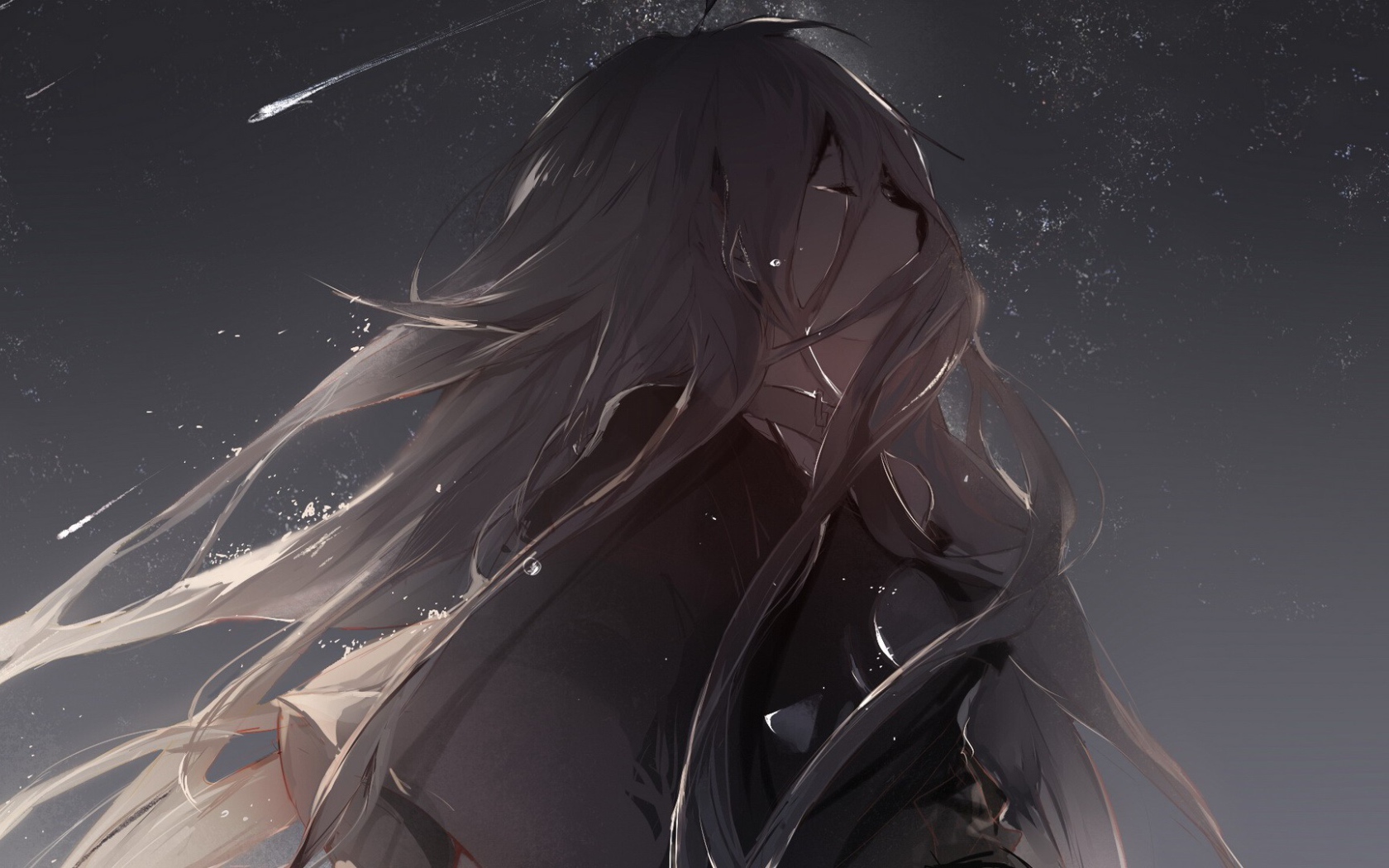 Плачущая девушка аниме