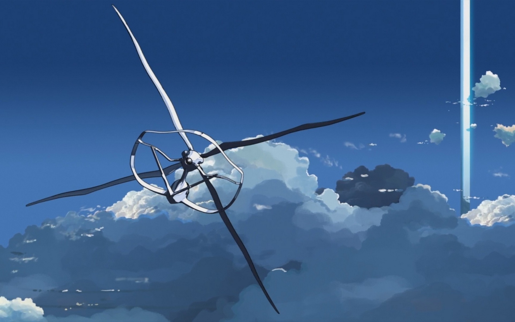 Дрон из аниме За облаками