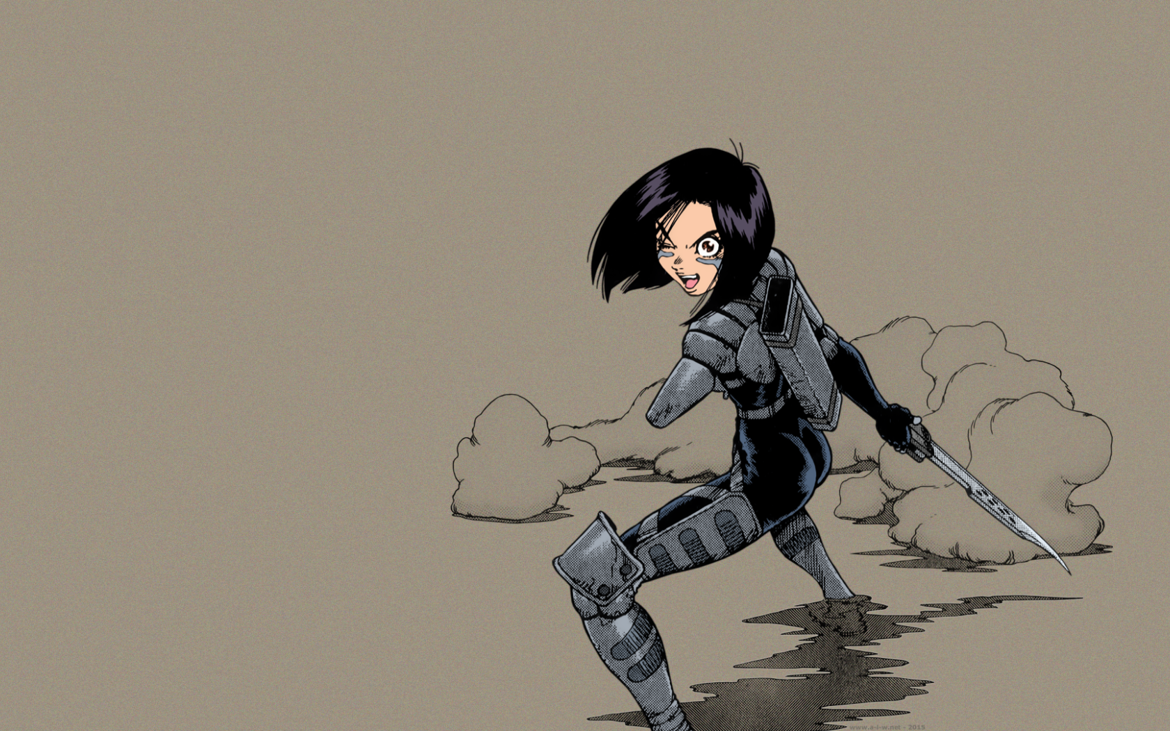 Девушка из аниме Battle Angel Alita