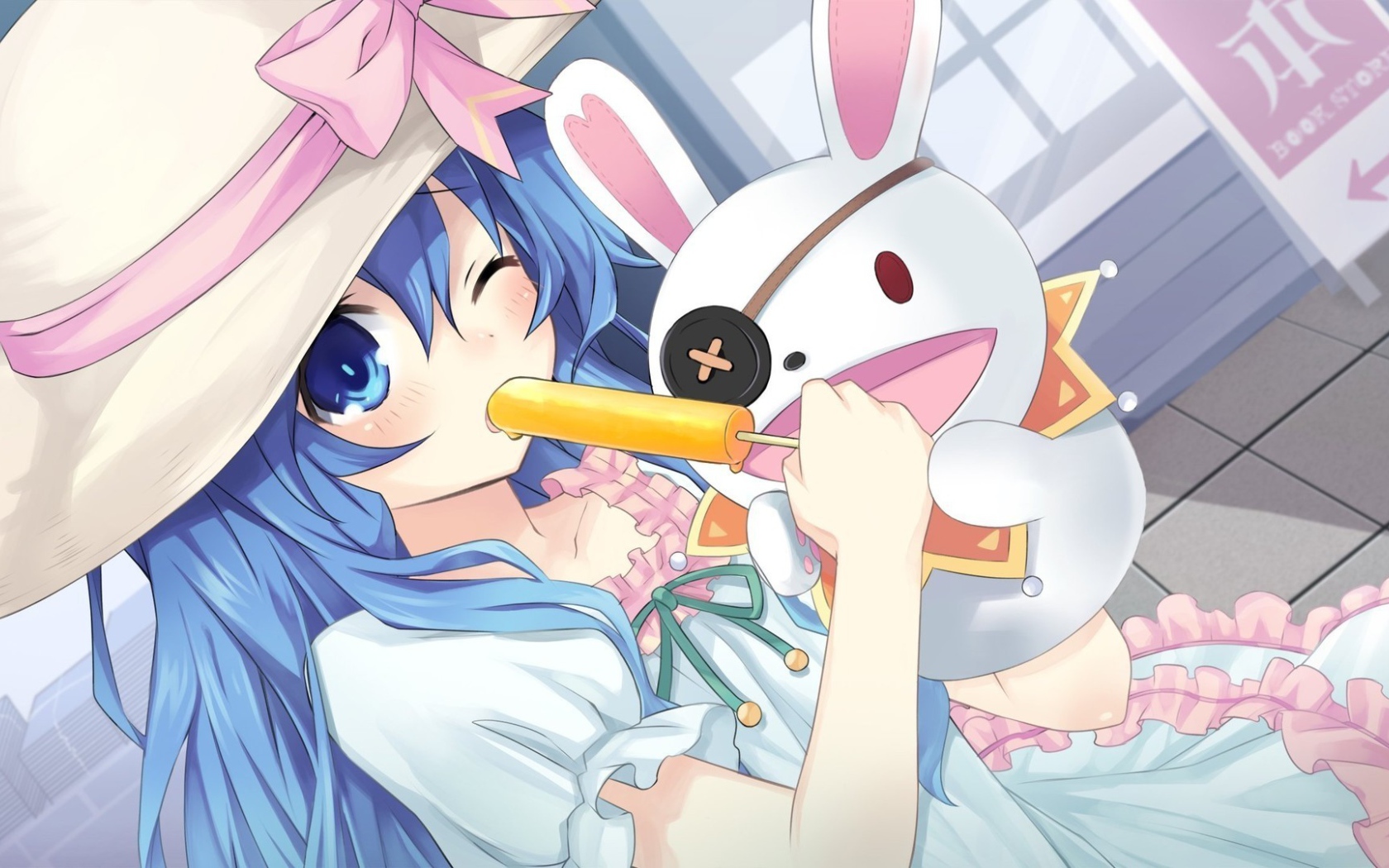 Девочка с игрушкой, аниме Date A Live