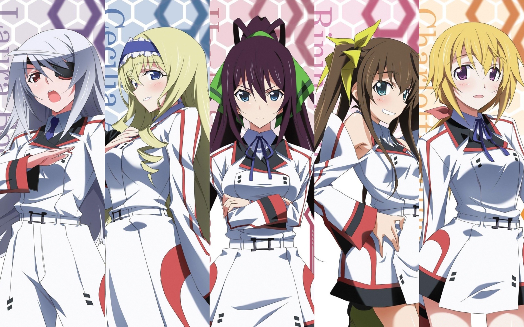 Девушки из аниме Infinite Stratos