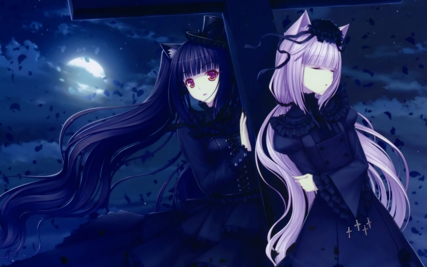 Мрачные персонажи аниме Neko Para