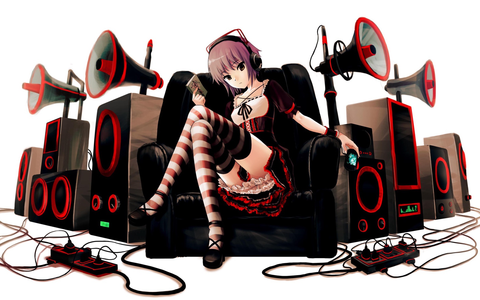 Харухи Судзумия из аниме любит музыку