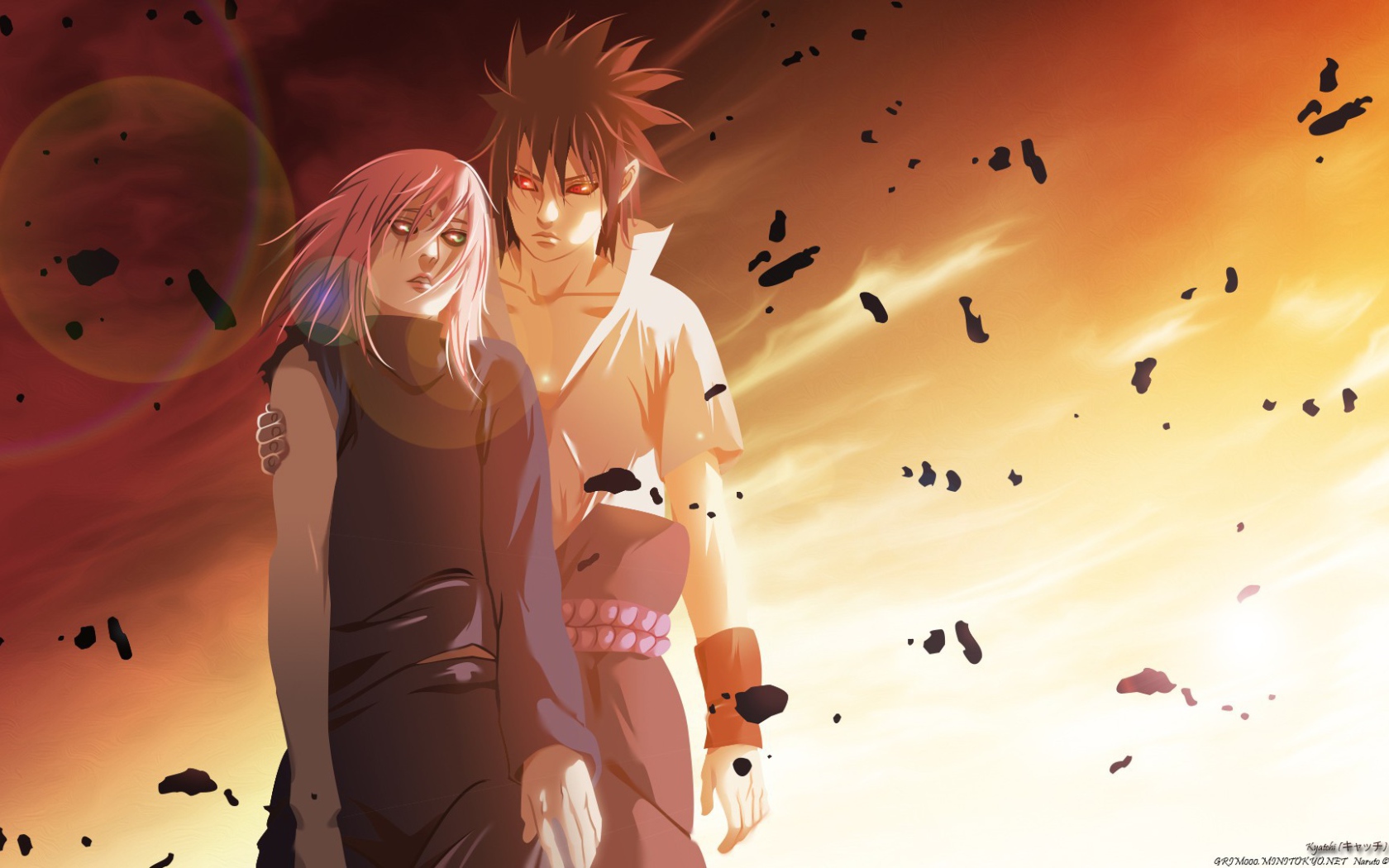 Герои аниме манги Naruto Shippuuden