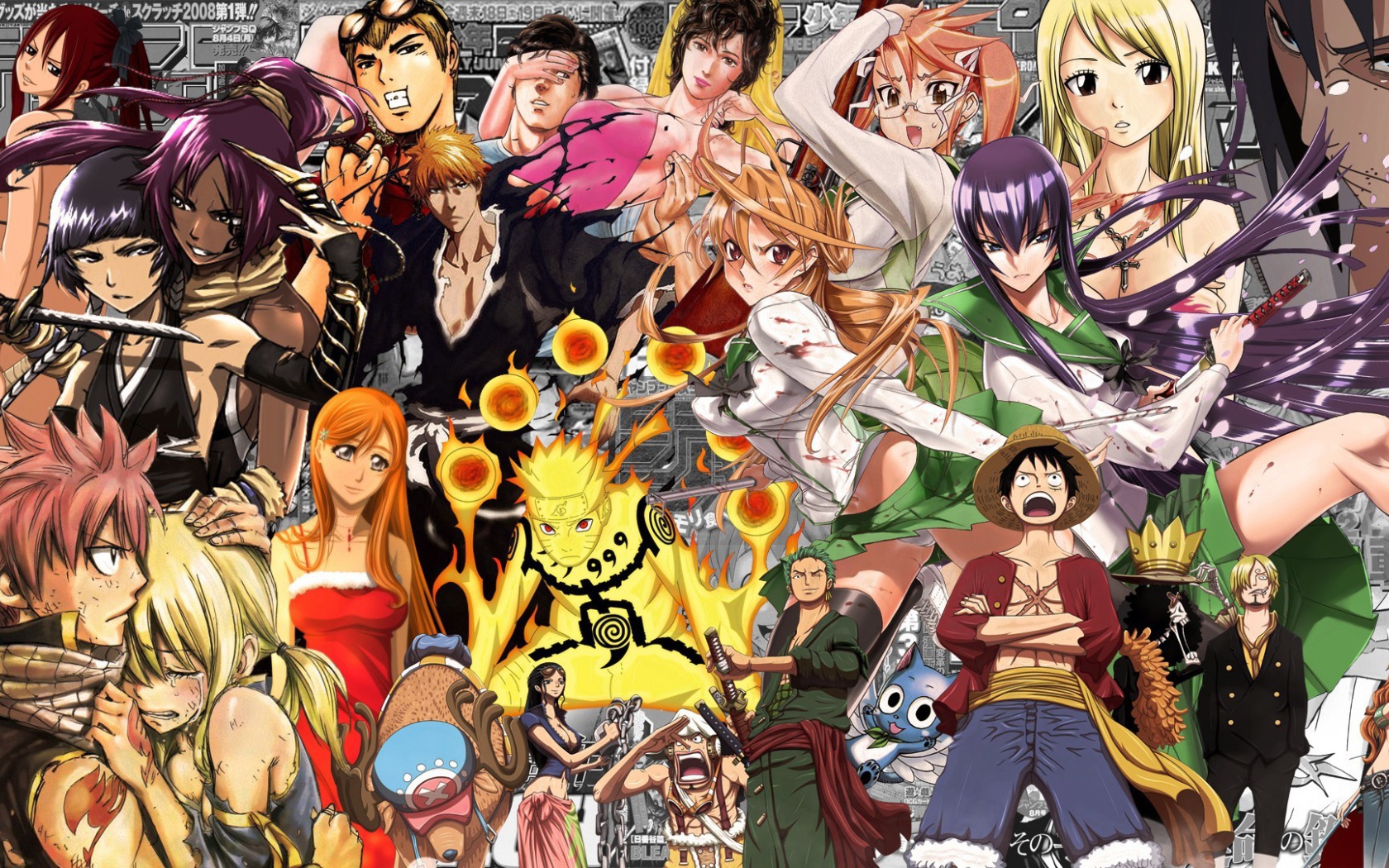 Герои манги аниме Highschool DxD