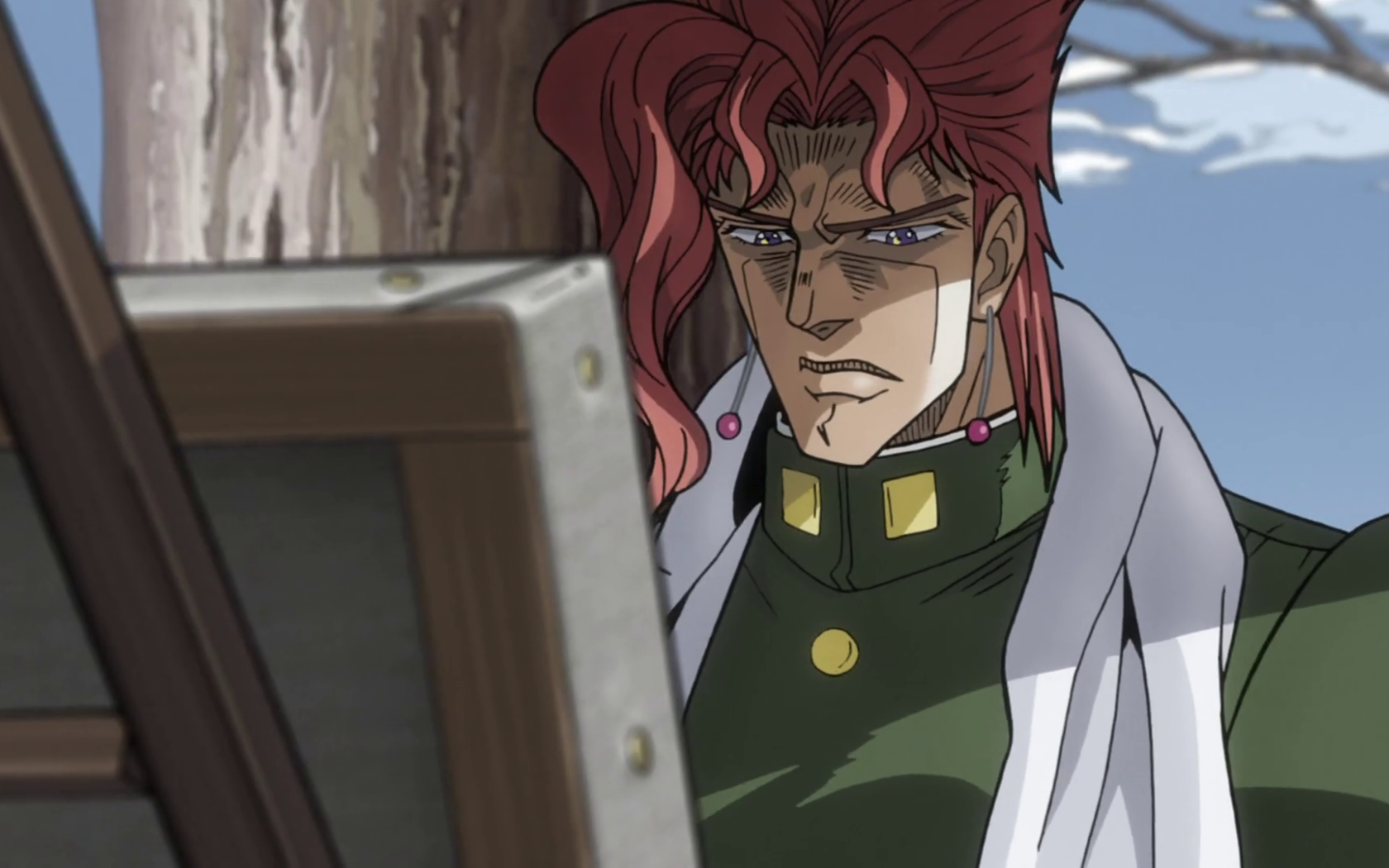 Парень из аниме Приключения Джоджо