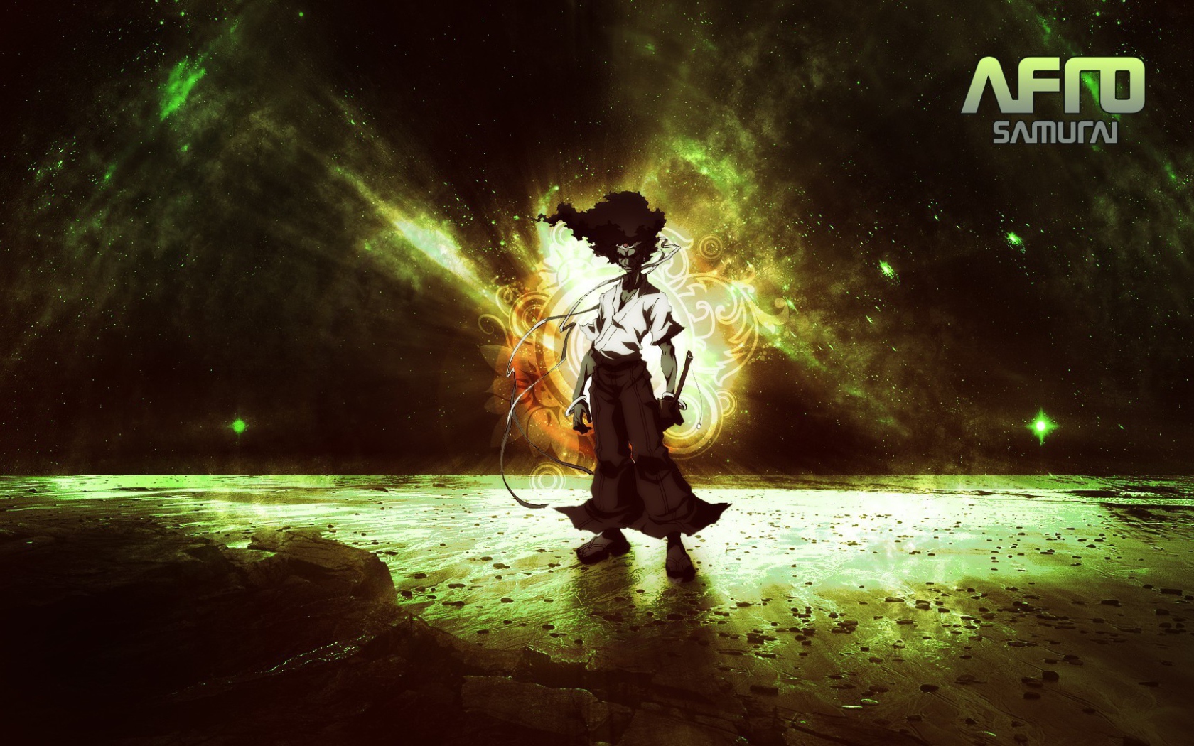 Манга аниме Афросамурай