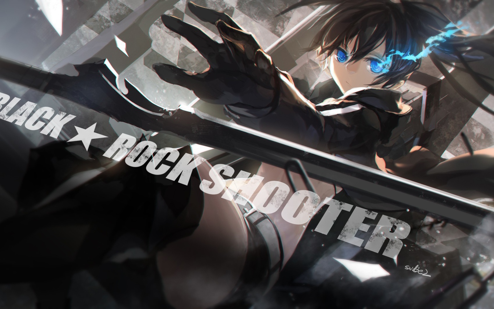 Манга аниме Black Rock Shooter