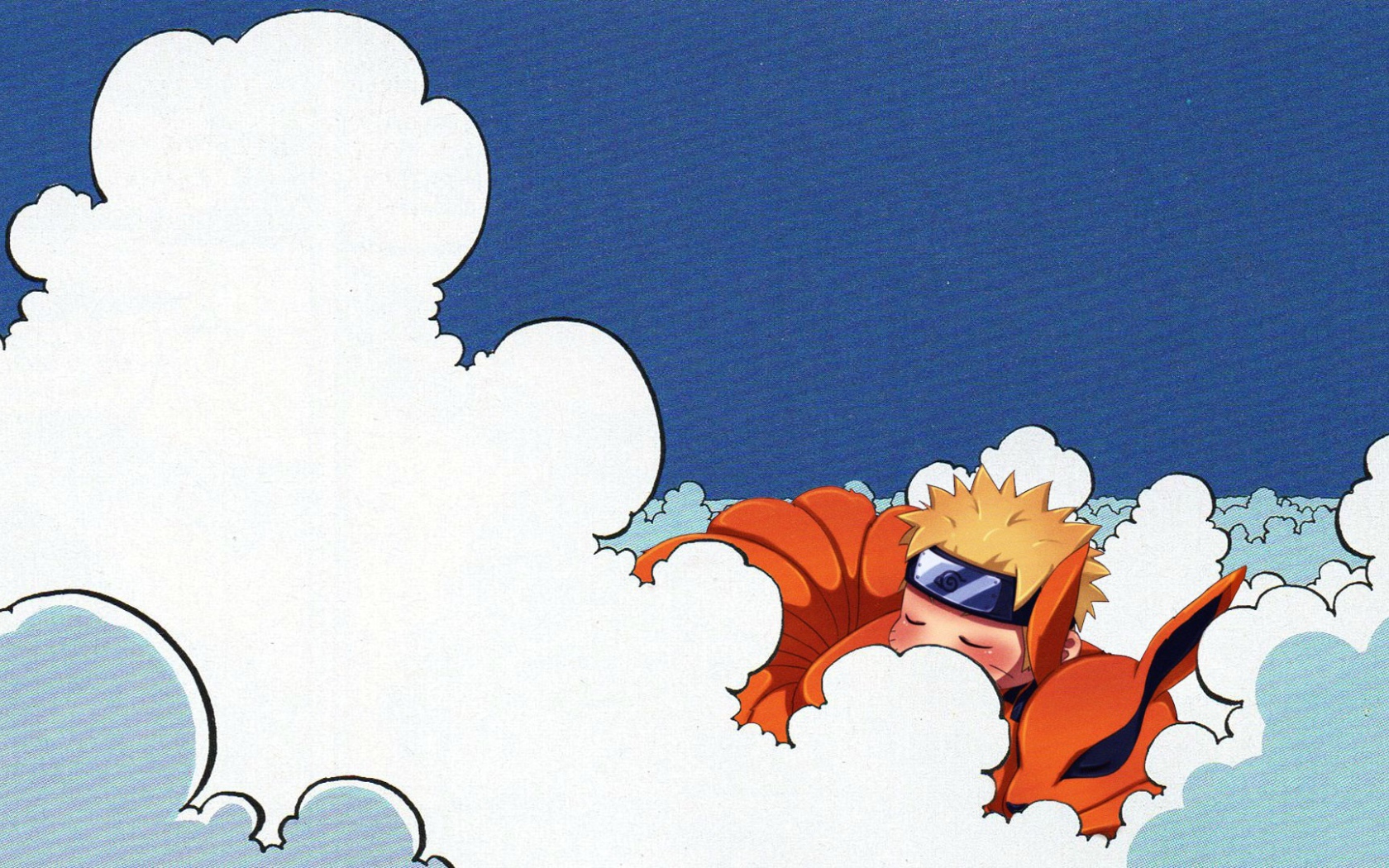Наруто спит в облаках, аниме