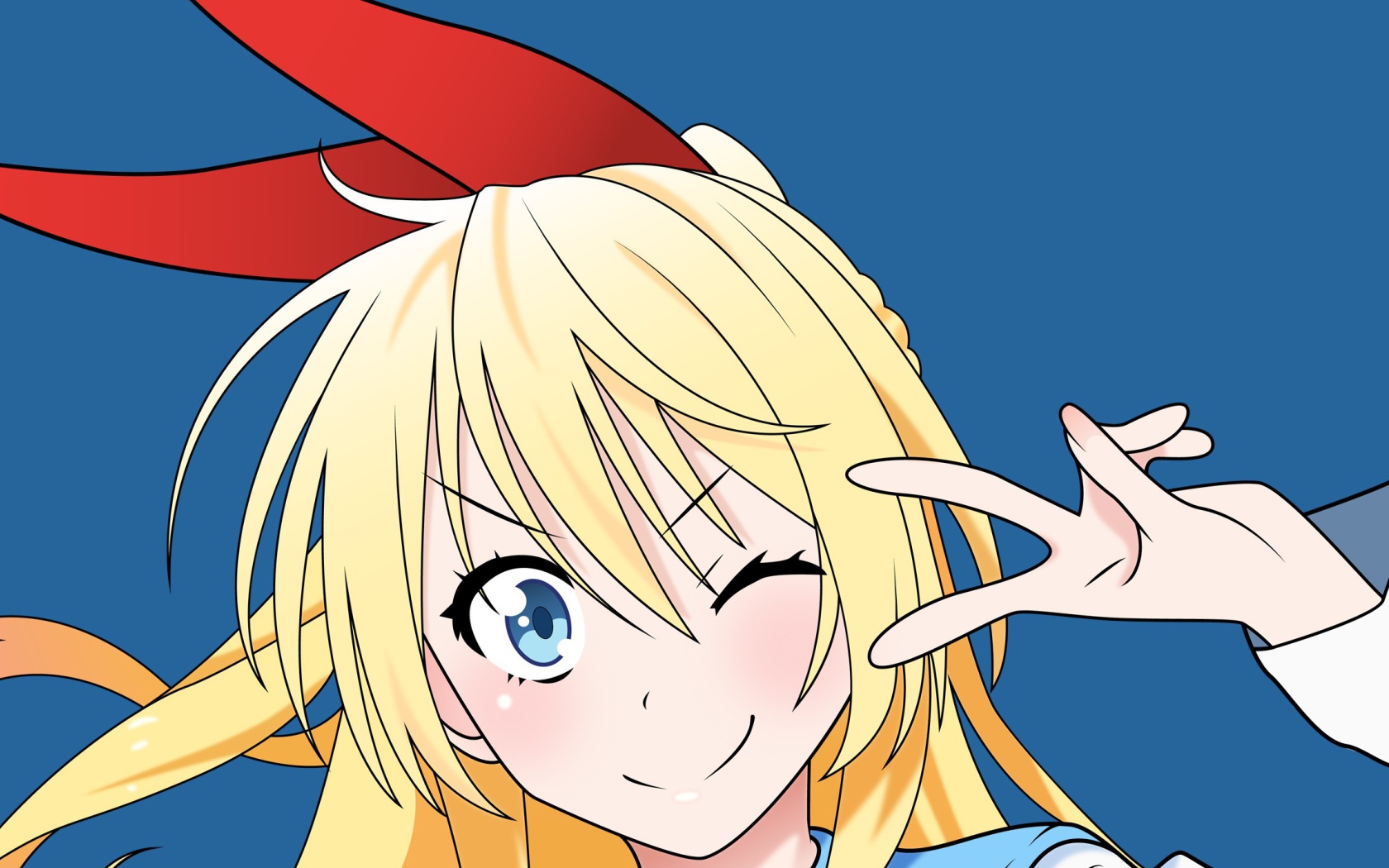 Задорная девушка аниме Nisekoi