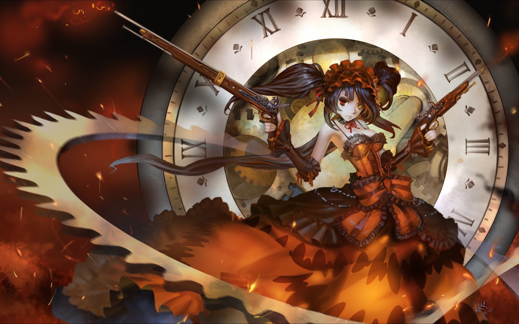 Королева часов из аниме Date A Live