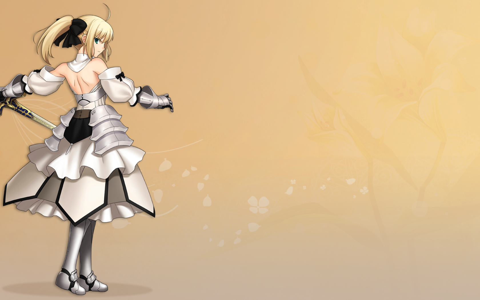 Сайбер Лили в доспехах, аниме Ночь прибытия