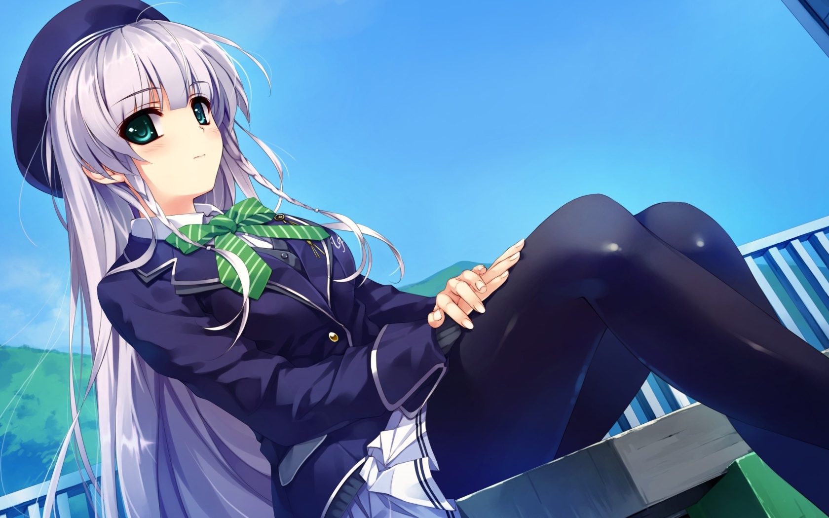 Школьница в аниме Ushinawareta Mirai wo Motomete