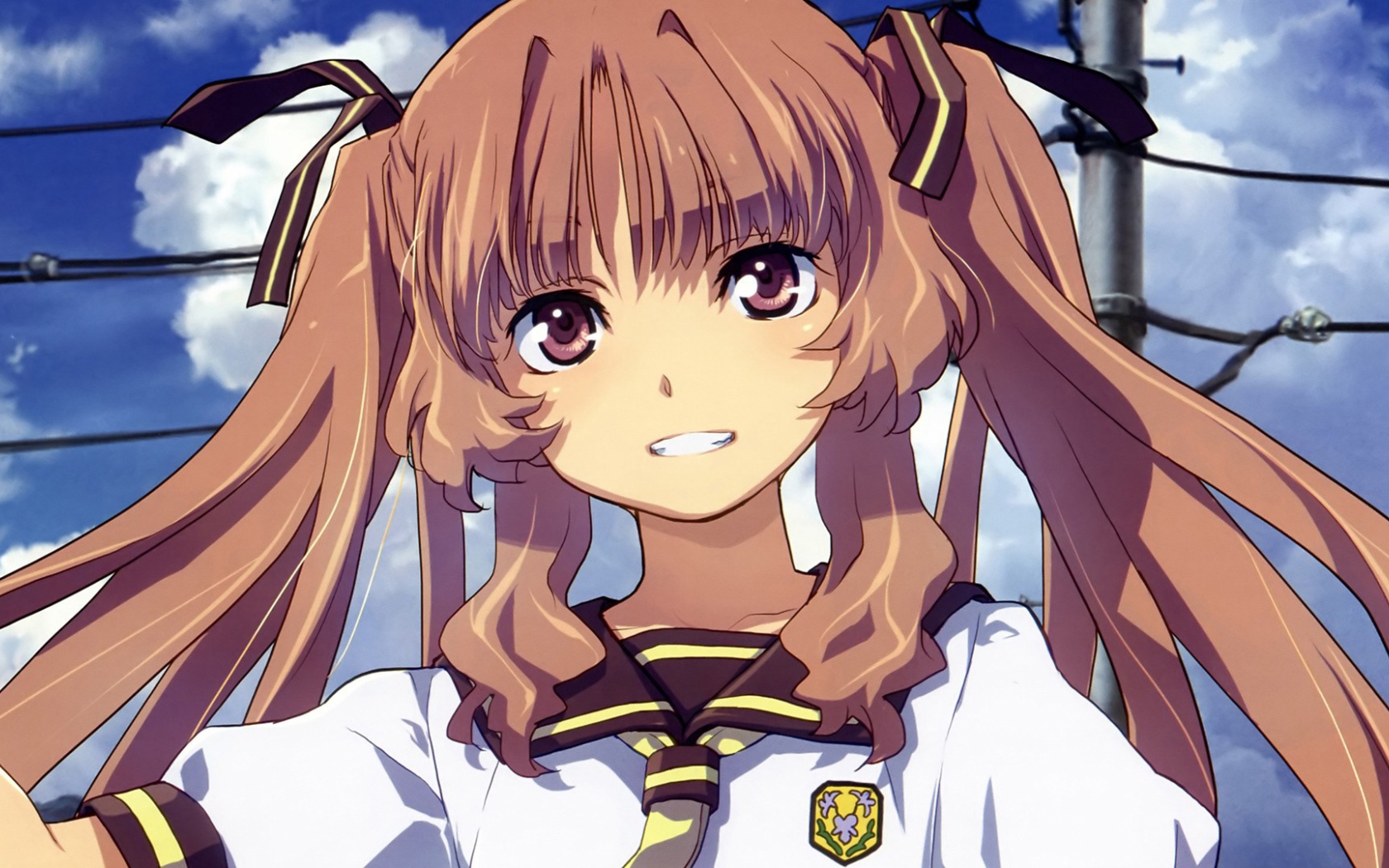 Школьница из аниме Ждём тебя летом